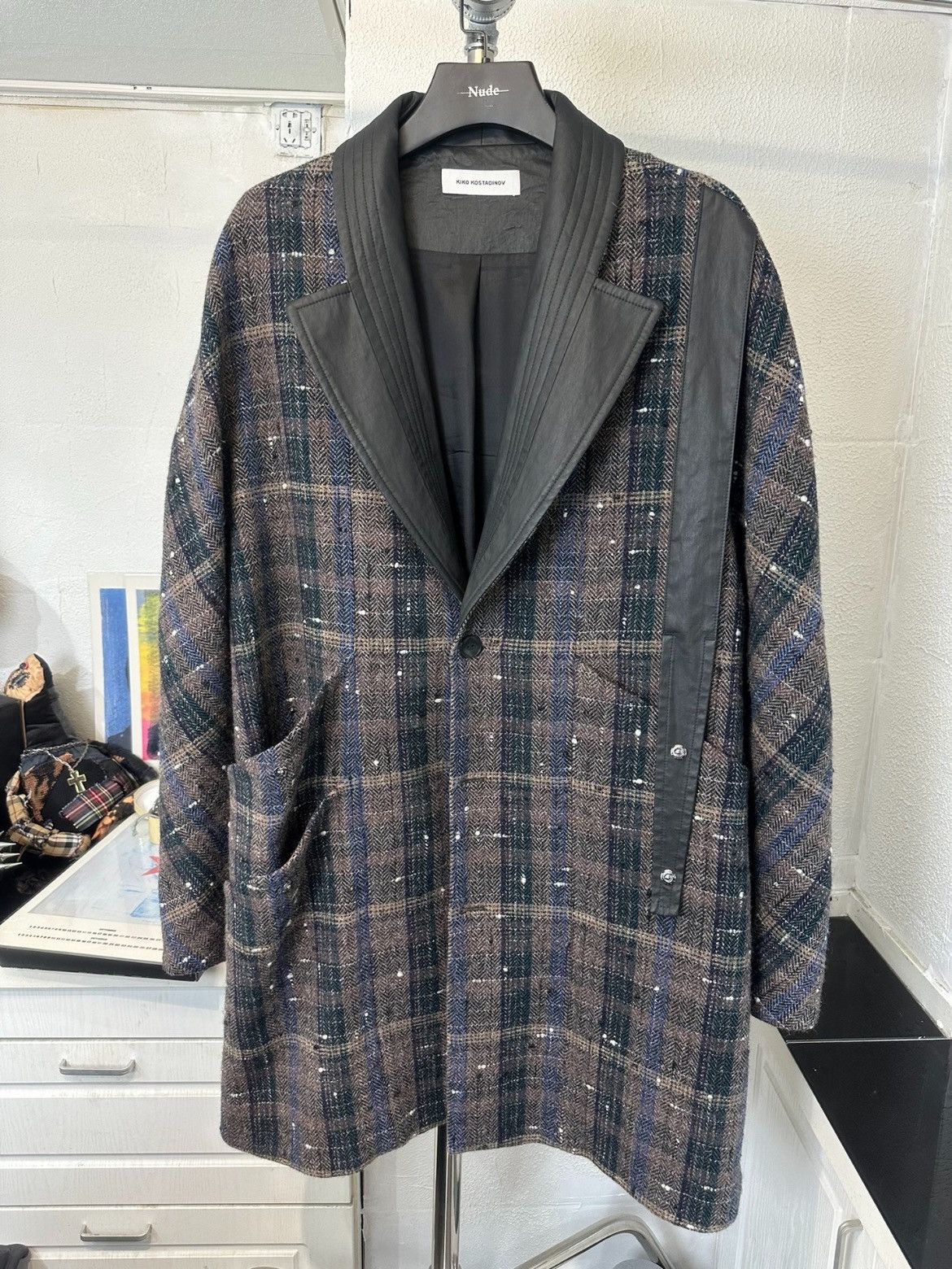 Kiko Kostadinov Kiko Kostadinov 22AW plaid Coat | Grailed