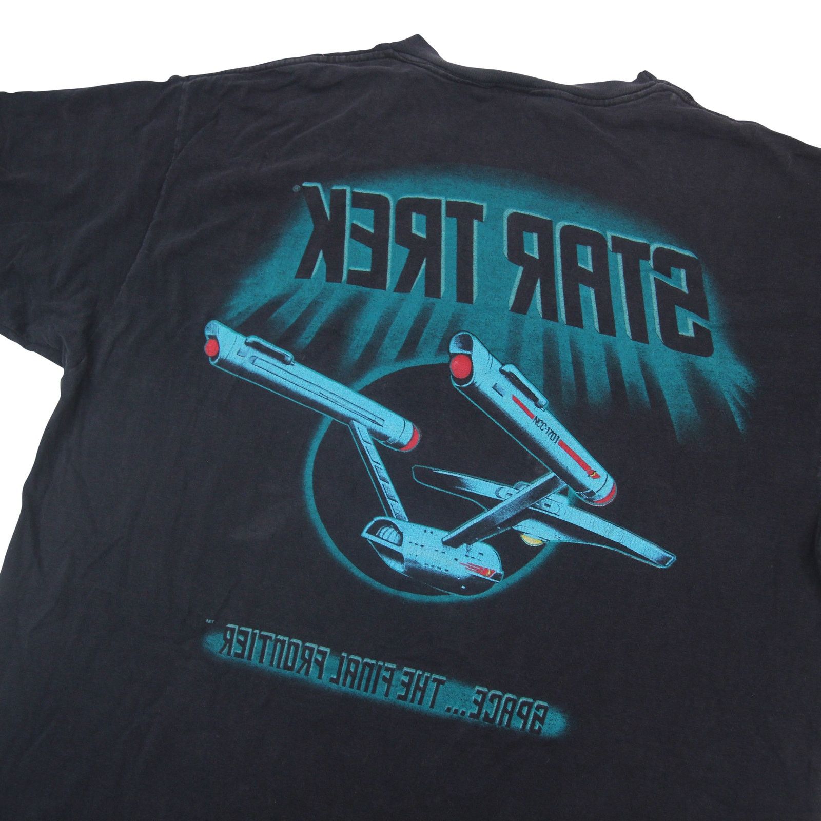 Tultex × Vintage Vintage Star Trek Space..the Final Frontier Graphic T Shirt Size US XL / EU 56 / 4 - 10 Thumbnail