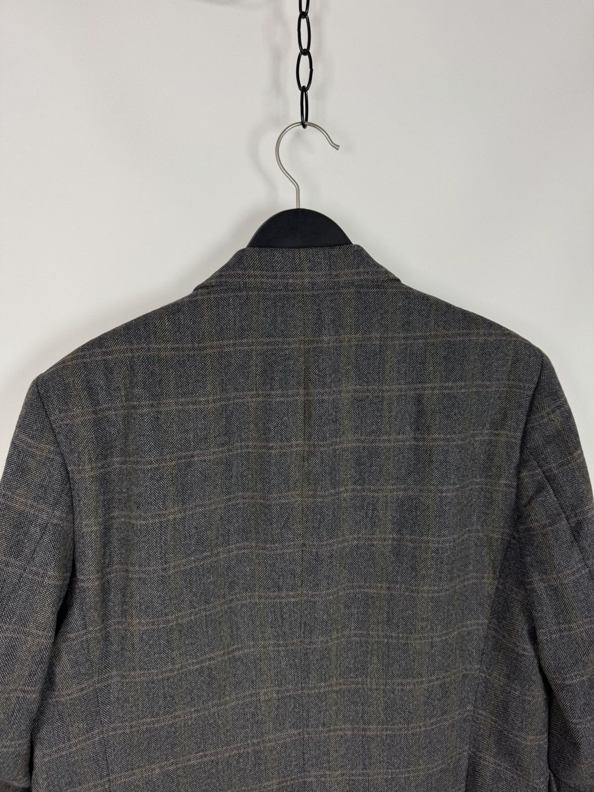 Burberry Burberry London Luzern-S Wool Check Blazer Size 52R - 9 Thumbnail