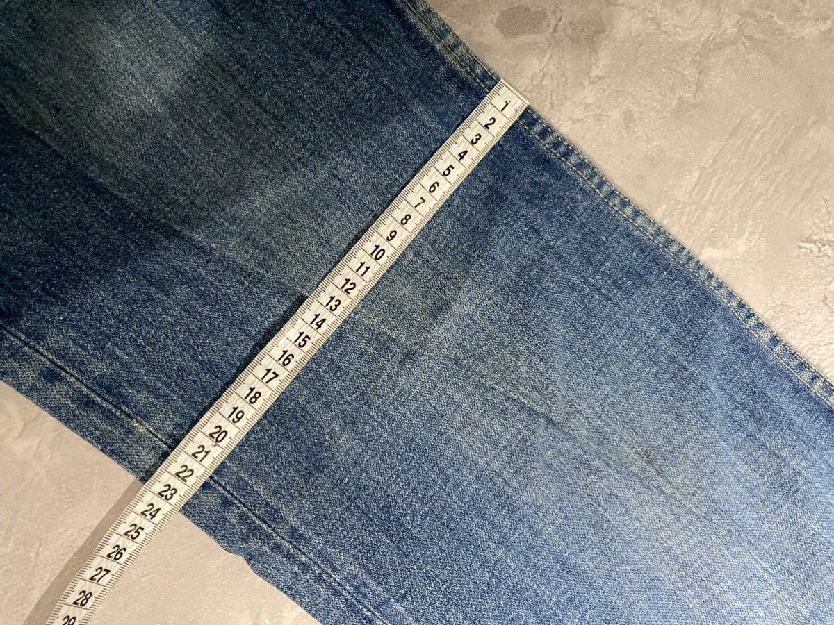 Vintage CRAZY Rare Washed Flared / Japanese Style Y2K / Vintage Size US 27 - 7 Thumbnail