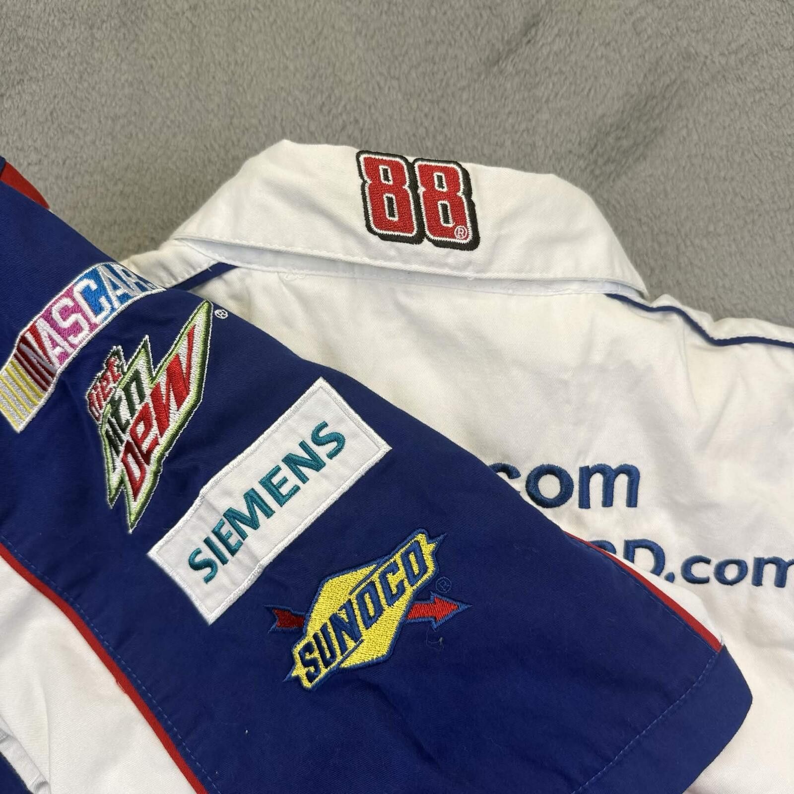 Other Dale Earnhardt Jr. / JR Nation NASCAR Button Up Pit Crew Size US XL / EU 56 / 4 - 4 Thumbnail