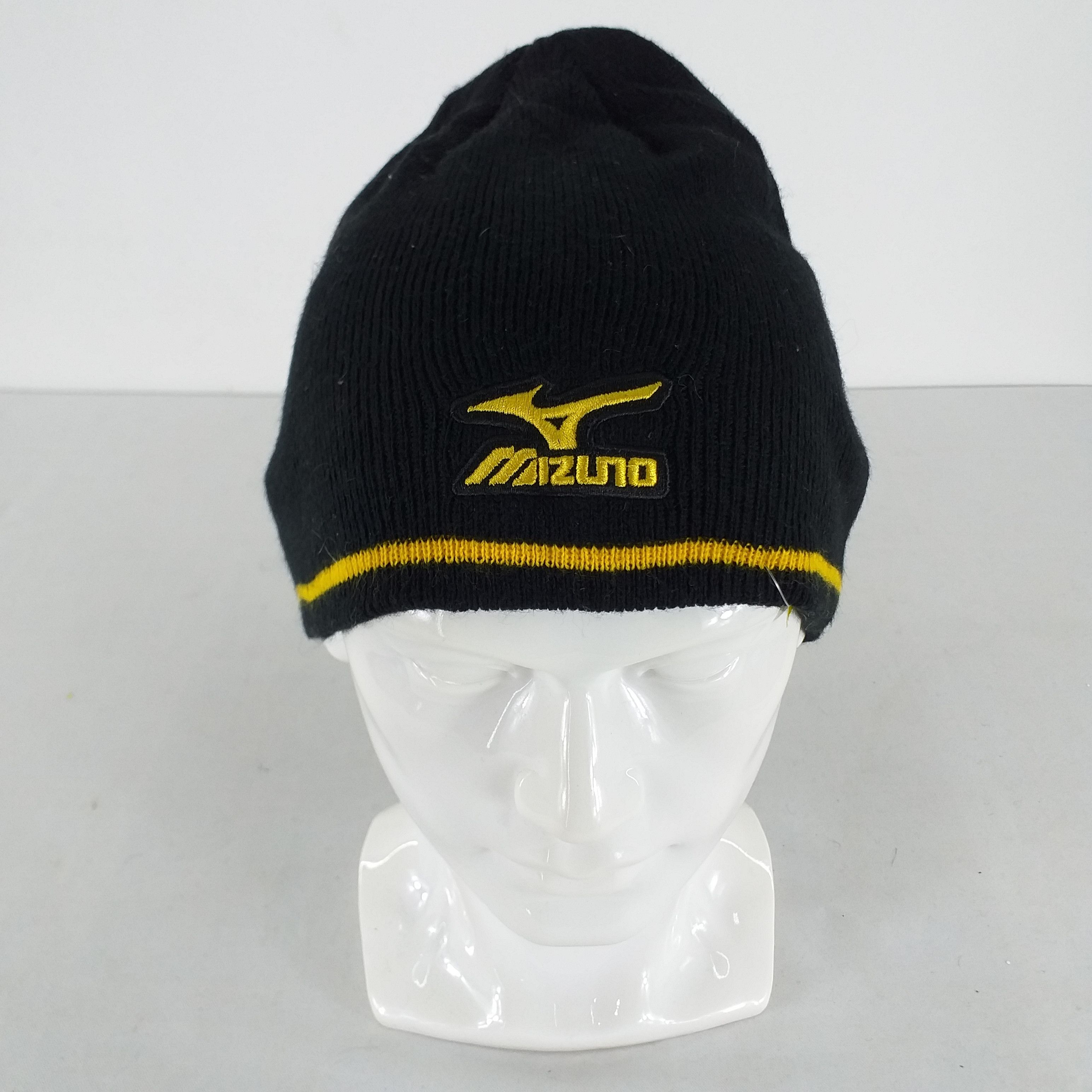 Mizuno Embroidery Plain Snow Cap Hat Beanie -BN297