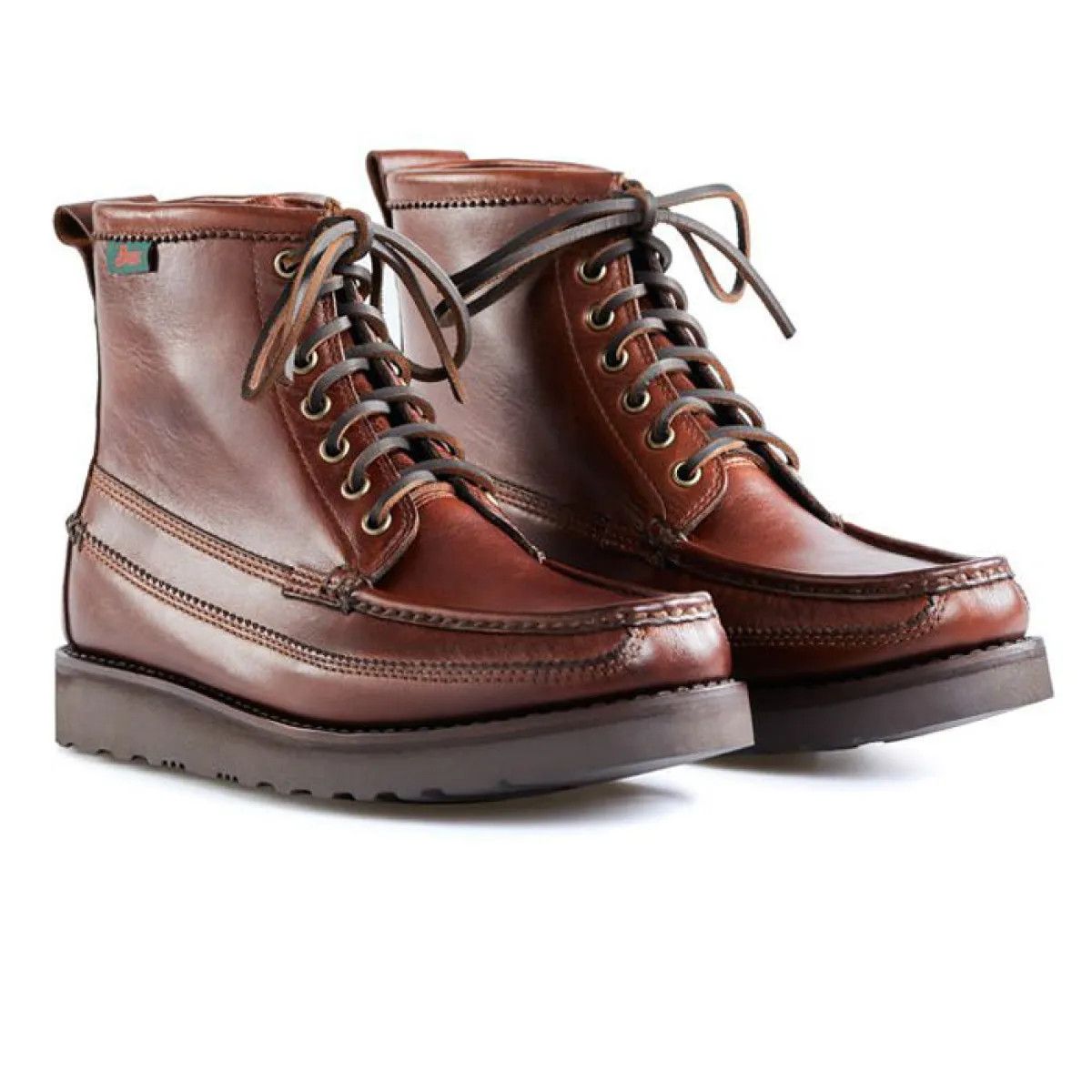 G.H. Bass & Co. o1y0125 Leather Ankle Boots in Dark Brown Size US 9 / EU 42 - 2 Thumbnail