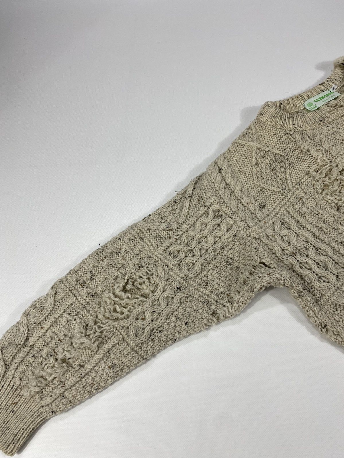 Vintage 🔥LASTDROP🔥 VTG Aran Wool Ireland Fisherman Distressed Heavy Size US M / EU 48-50 / 2 - 5 Thumbnail