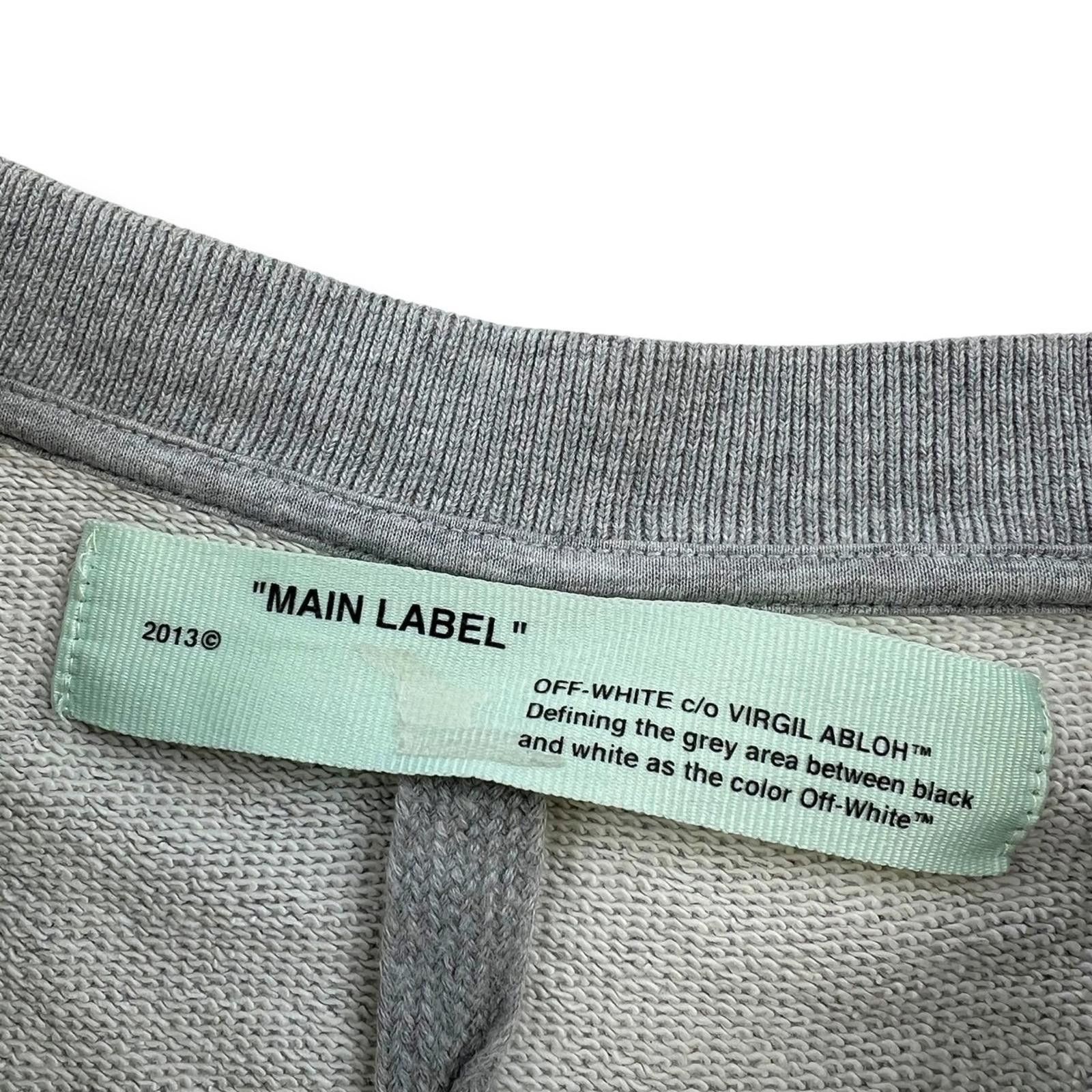 Off-White Off-White Yellow Arrows Grey Sweatshirt Size US M / EU 48-50 / 2 - 5 Thumbnail