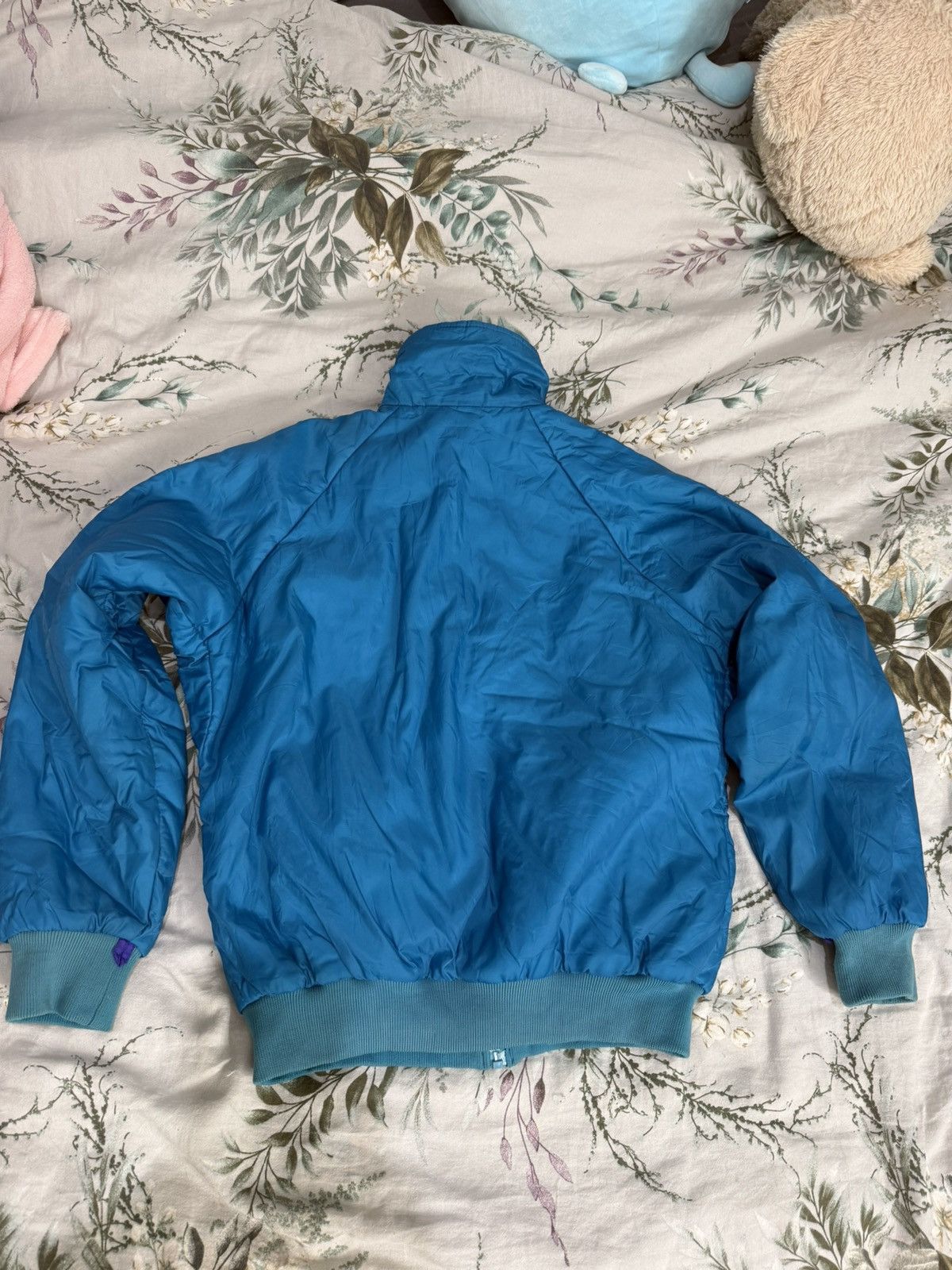 Columbia Vintage Columbia 90s Reversible Bomber Jacket Purple/Teal M Size M / US 6-8 / IT 42-44 - 7 Thumbnail