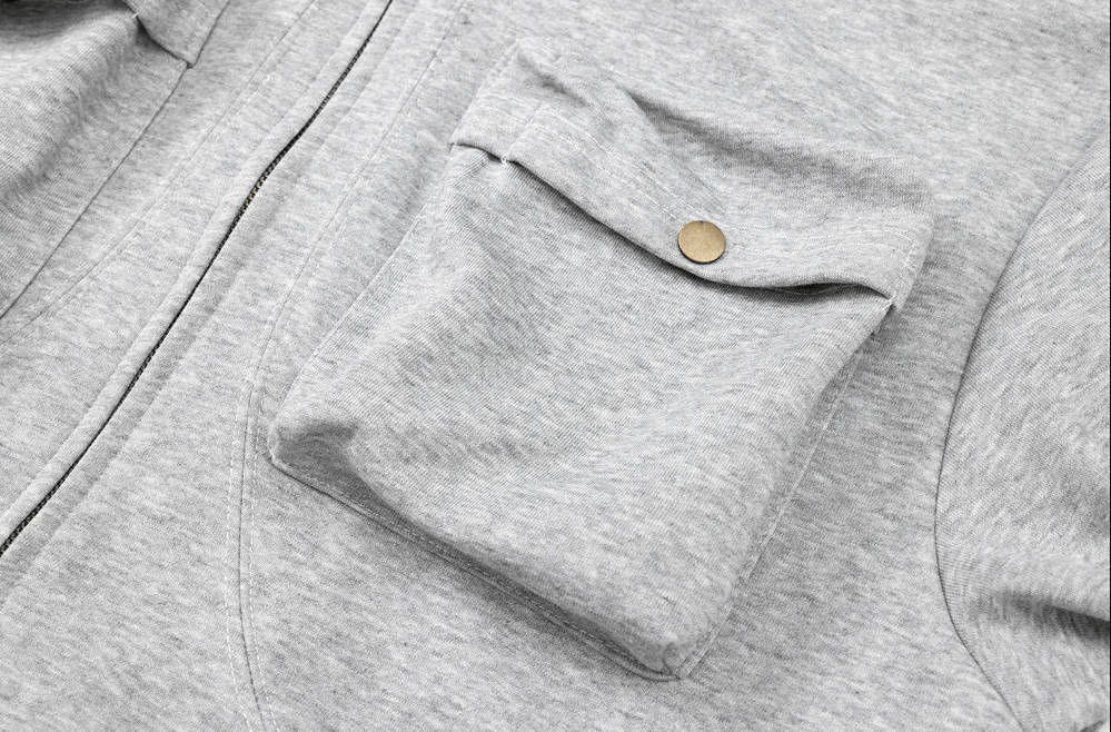 Japanese Brand × Vintage "Count Down-Gray-L" Oversized Multi-Pocket Hoodie Size US L / EU 52-54 / 3 - 3 Thumbnail