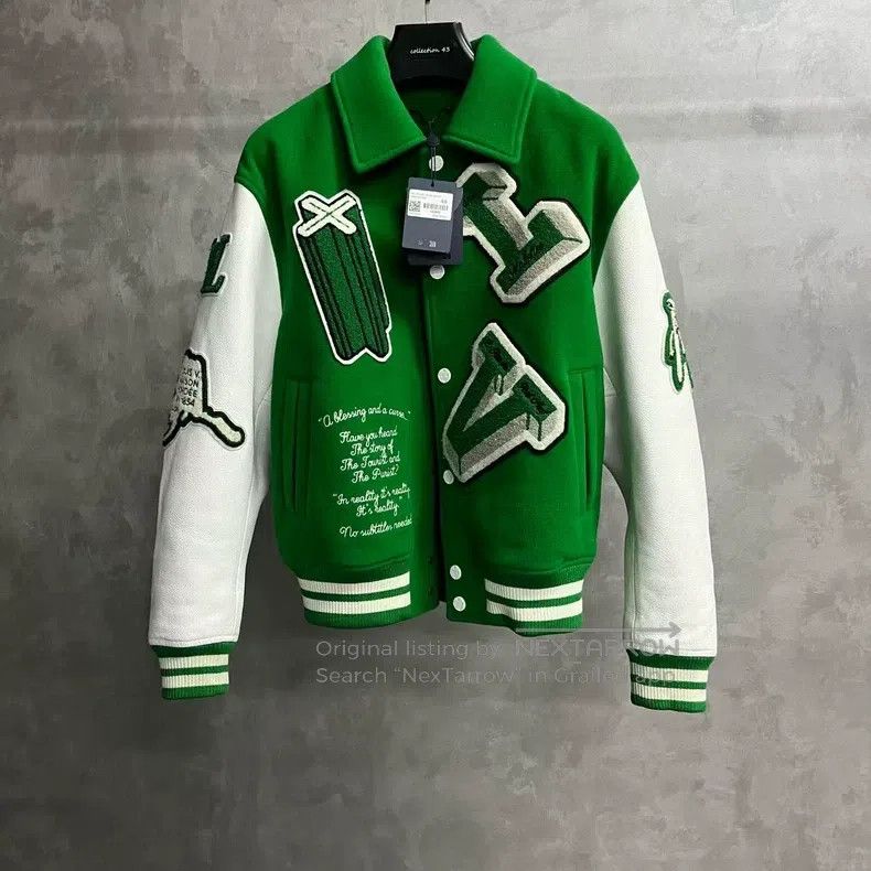 Louis Vuitton Louis Vuitton Green monogrammed, loose-fitting, long-sleev Size US L / EU 52-54 / 3 - 1 Thumbnail