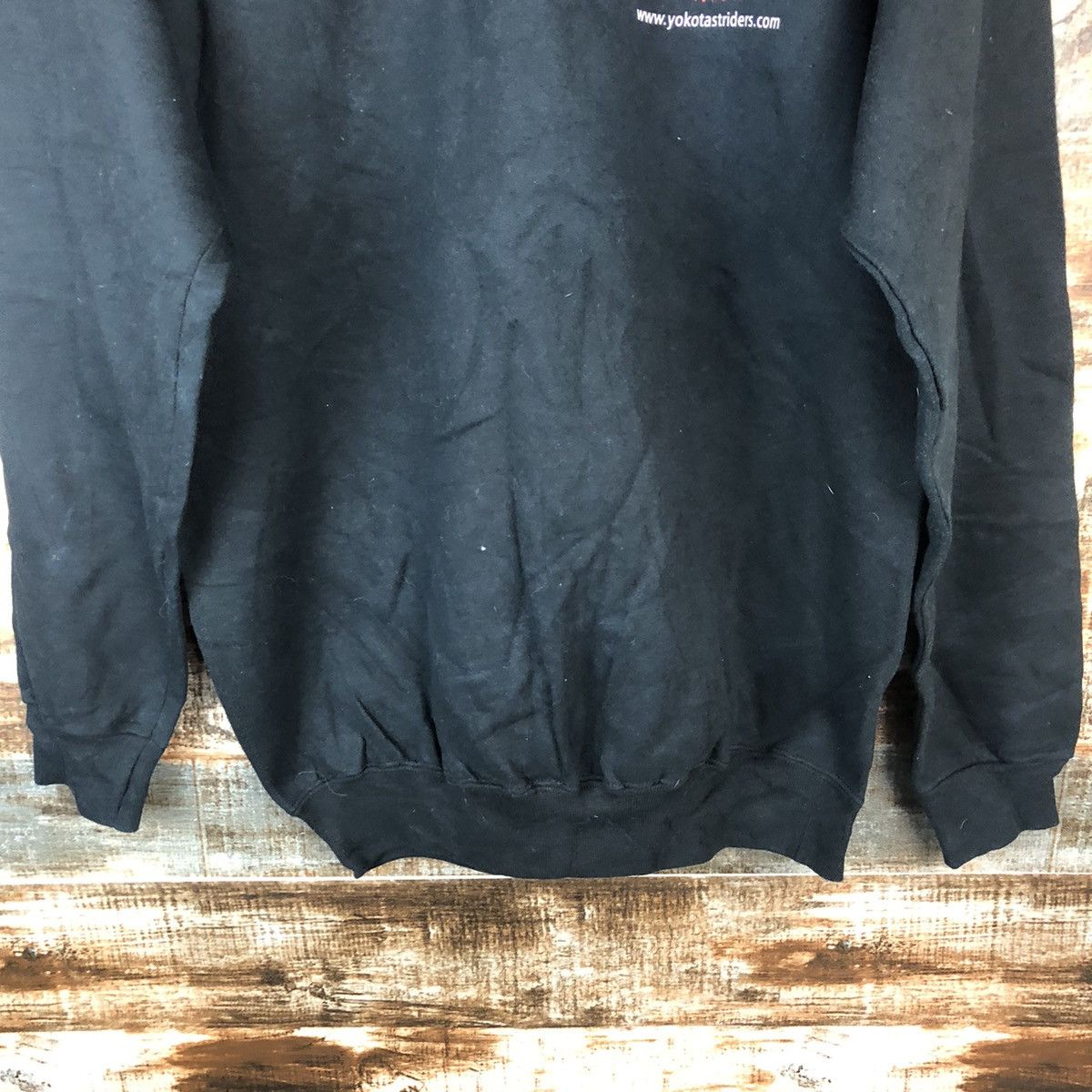 Japanese Brand Yokota Striders Running Club Black Sweatshirt #A2065 Size US M / EU 48-50 / 2 - 12 Thumbnail