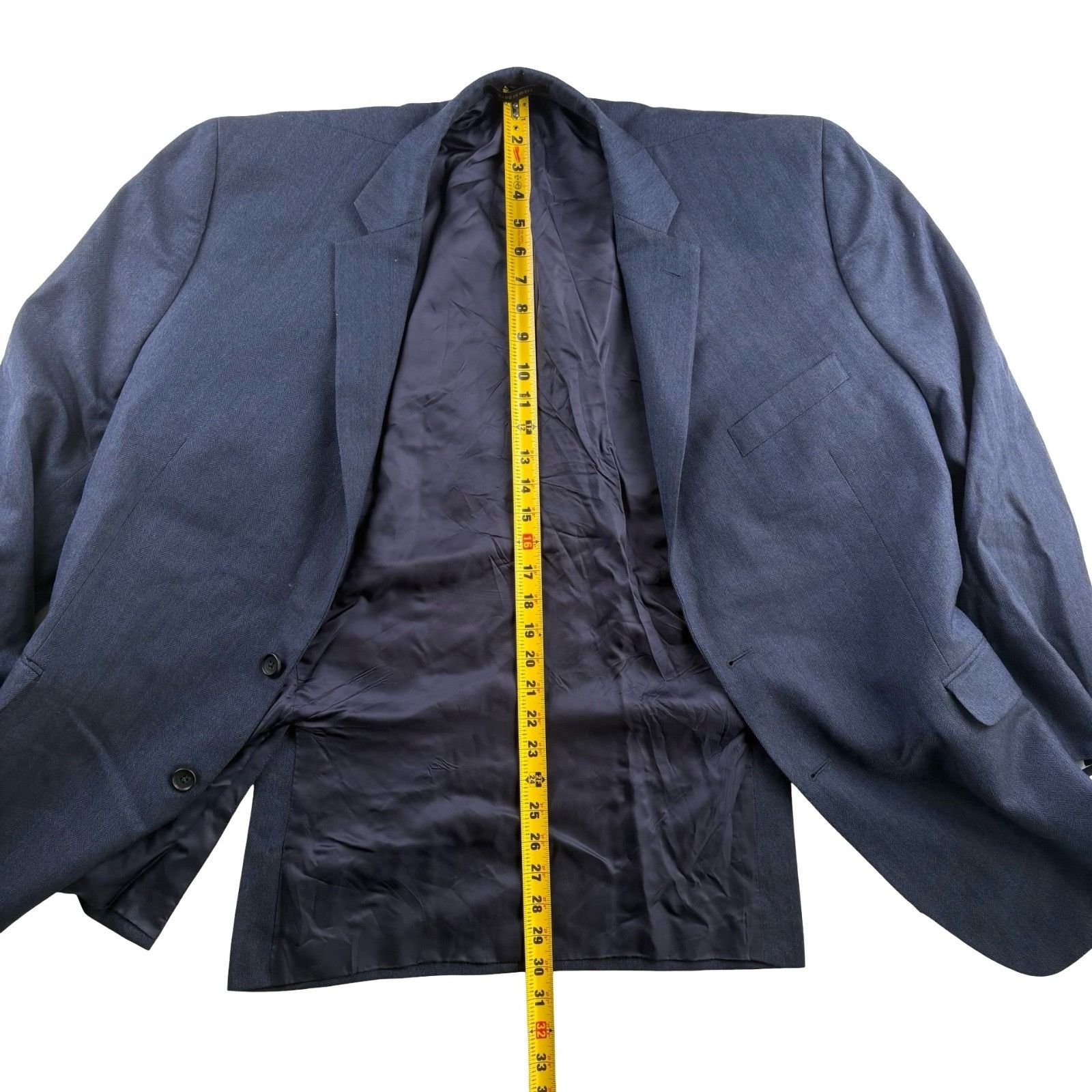 Jos. A. Bank Jos. A. Bank Reserve Men’s Wool/Silk Blend Herringbone Blaze Size 48R - 6 Thumbnail