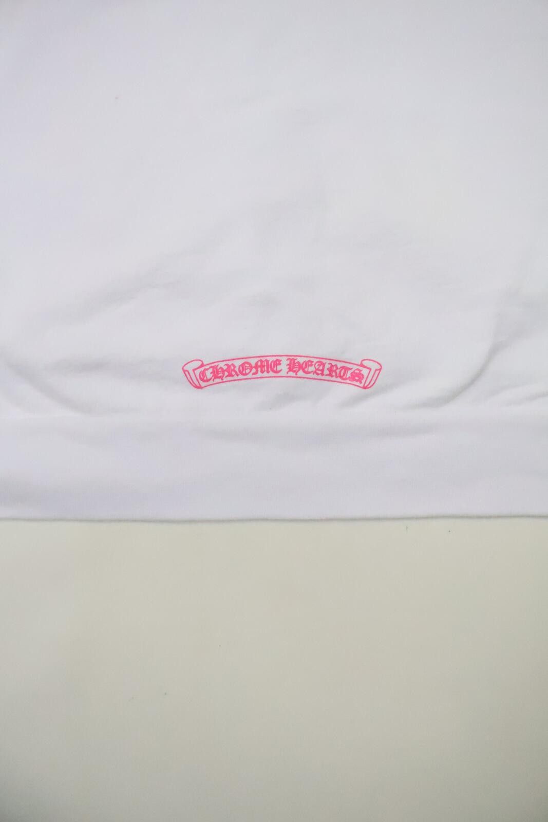 Chrome Hearts Horseshoe Floral Pink White Hoodie Size ONE SIZE - 3 Thumbnail