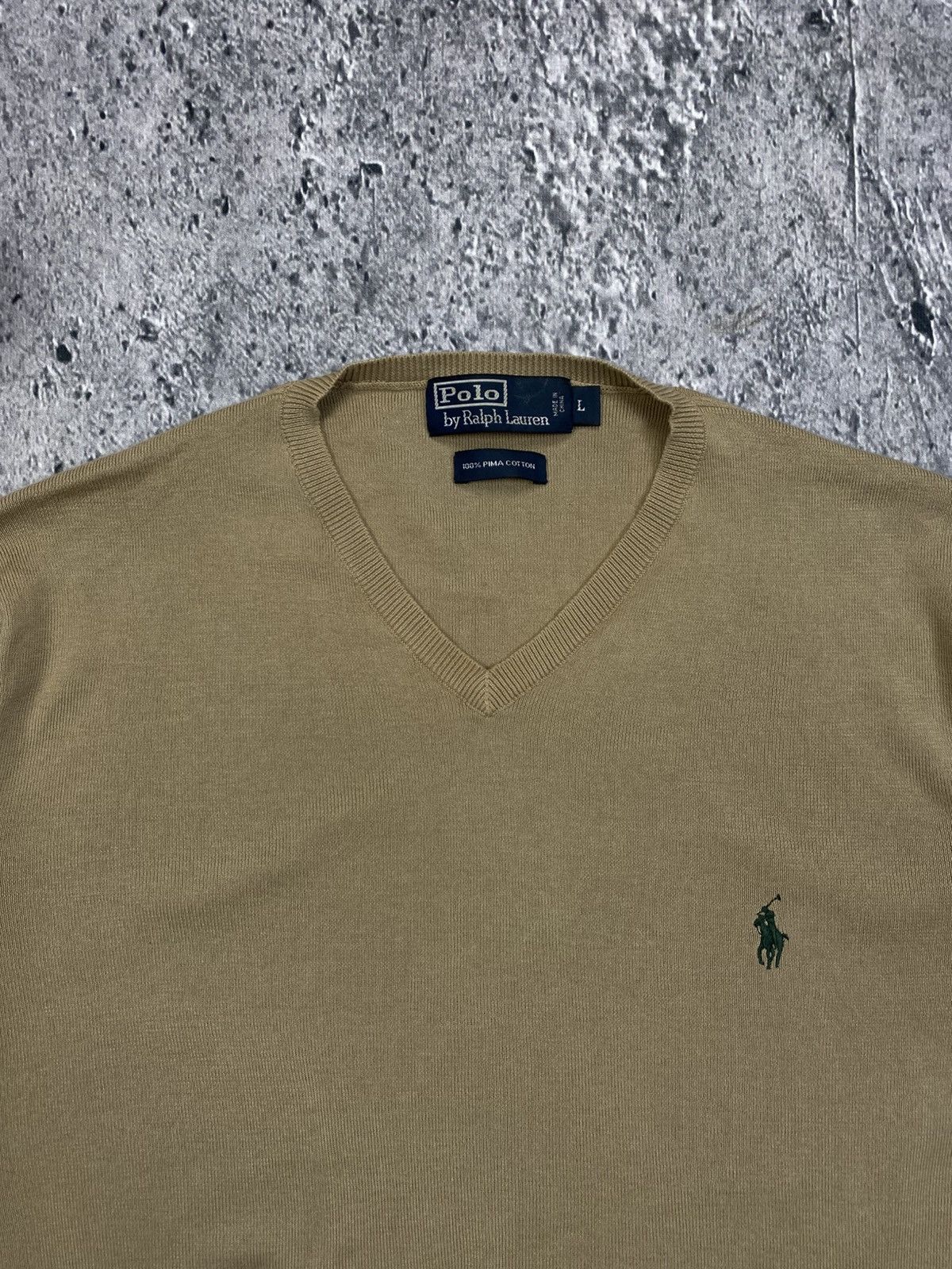 Ralph Lauren × Vintage Vintage Sweater Ralph Lauren Pima cotton Size US L / EU 52-54 / 3 - 3 Thumbnail