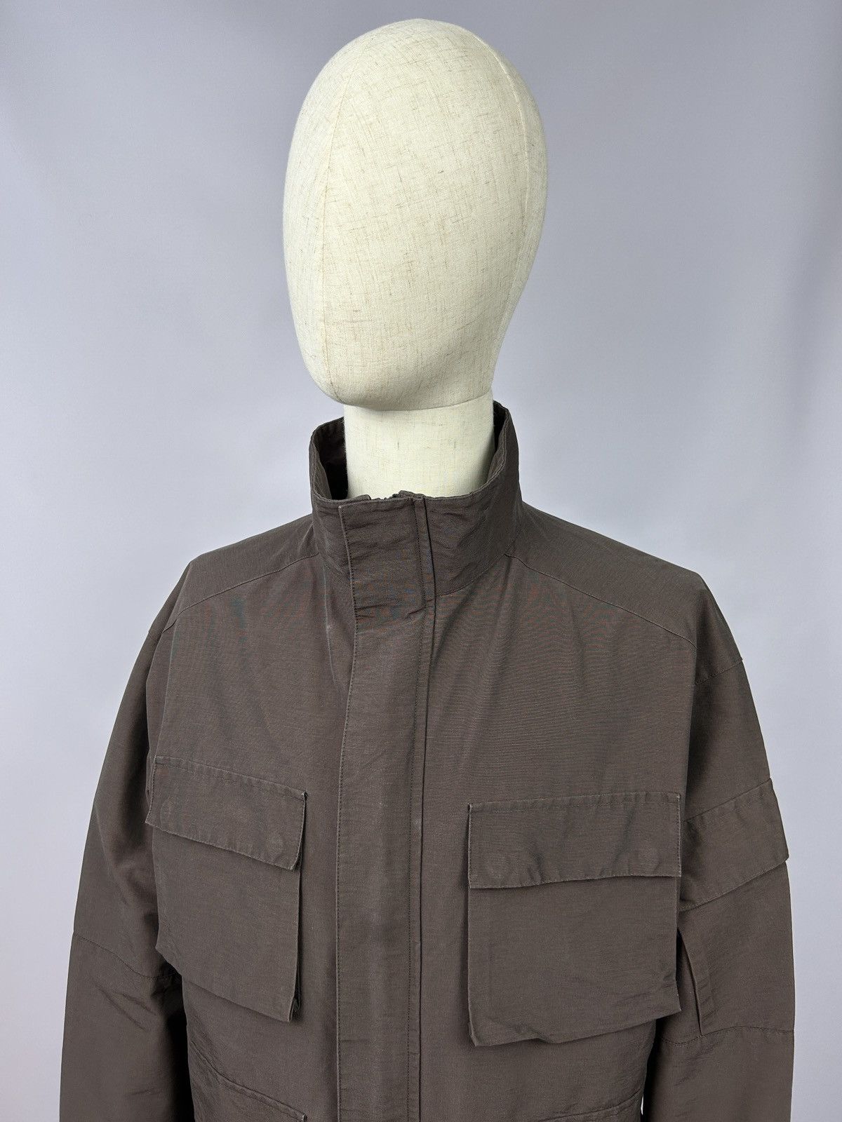 Japanese Brand × Takeo Kikuchi × Vintage Takeo Kikuchi Military Brown M65 Jacket Sz M Made in Japan Size US M / EU 48-50 / 2 - 2 Thumbnail