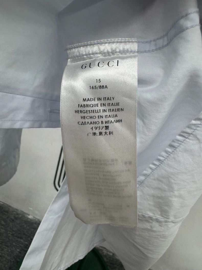 Gucci Gucci Solid color slim long-sleeved shirt Size XS / US 0-2 / IT 36-38 - 4 Thumbnail