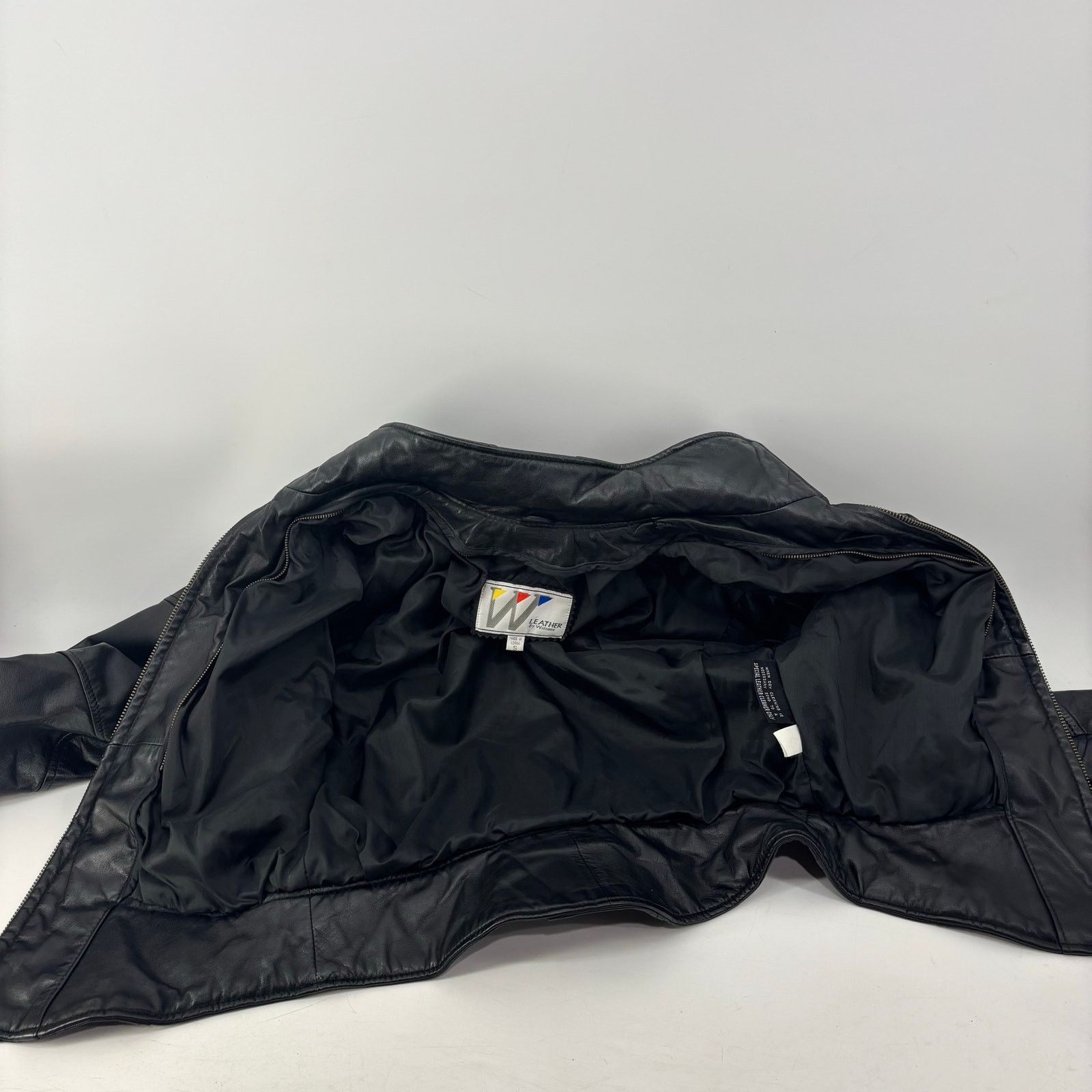Wilsons Leather Leather By Wilsons Small Womens Motorcycle Jacket Pockets Size S / US 4 / IT 40 - 6 Thumbnail
