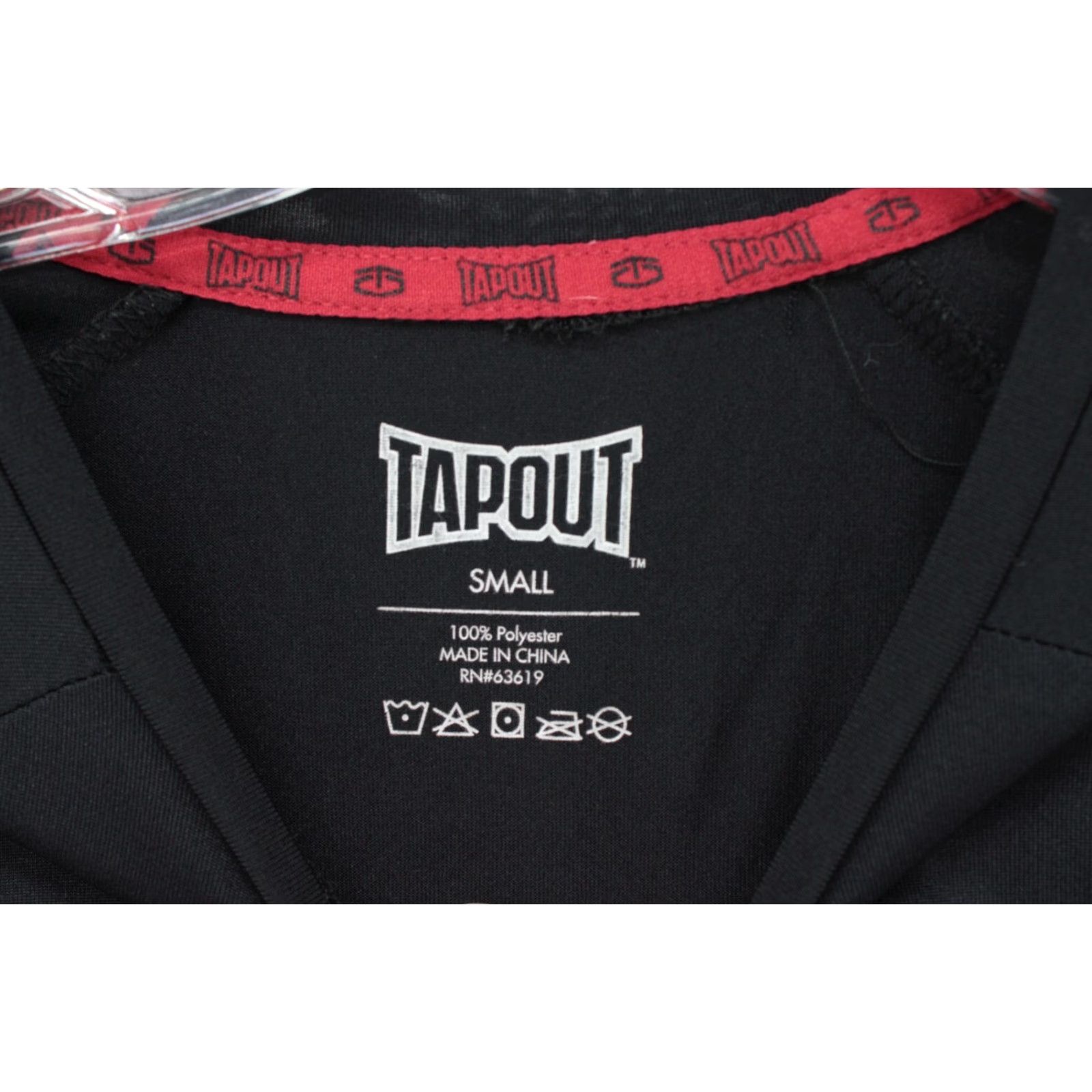 Tapout VINTAGE WWE Tapout T-Shirt Mens Small Black Moisture Wicking Stretch Modern Logo Size US S / EU 44-46 / 1 - 5 Thumbnail