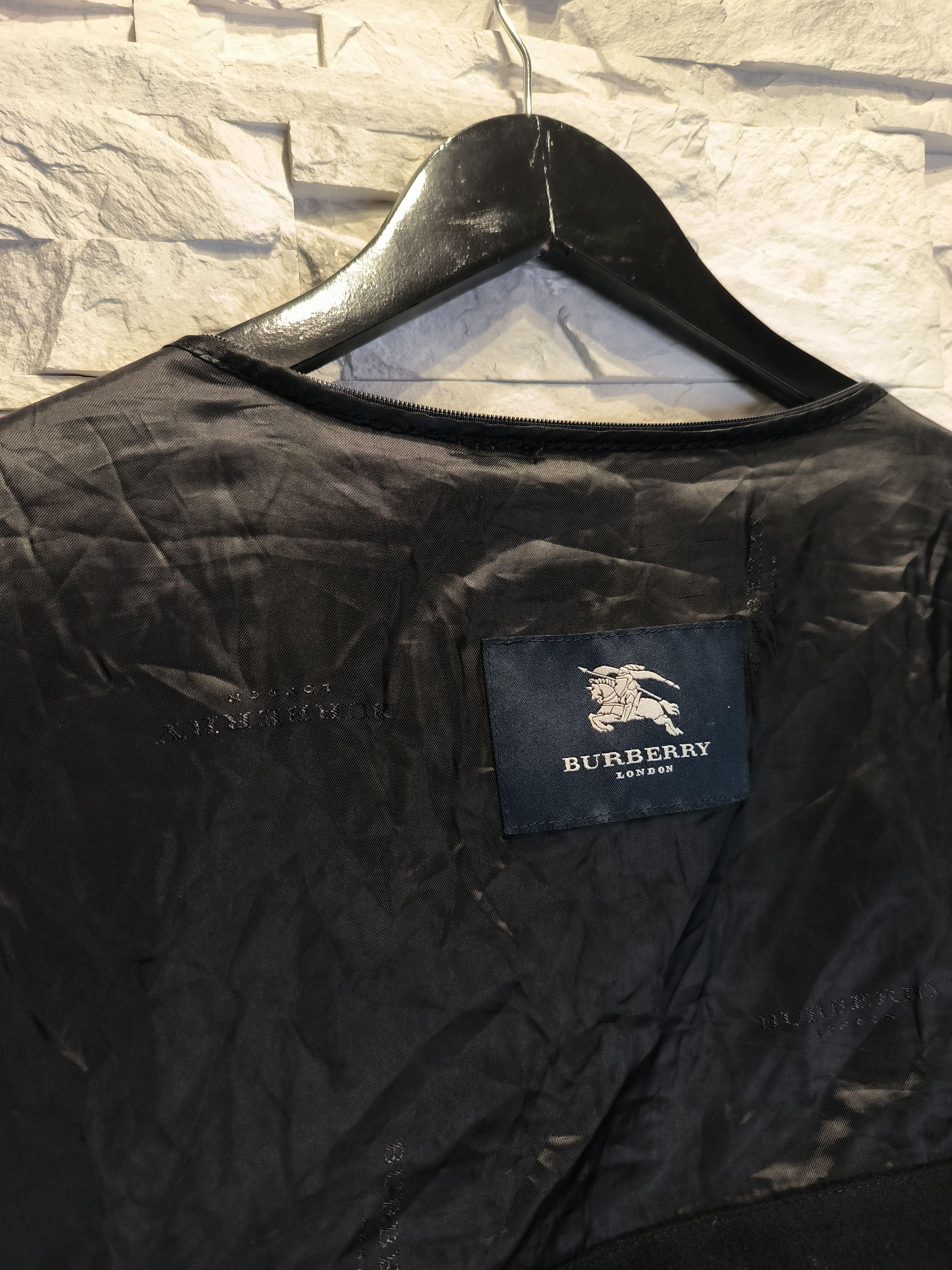 Burberry × Vintage Burberrys Nova Check Lining Coat Vintage 90s Wool Size US XL / EU 56 / 4 - 4 Thumbnail