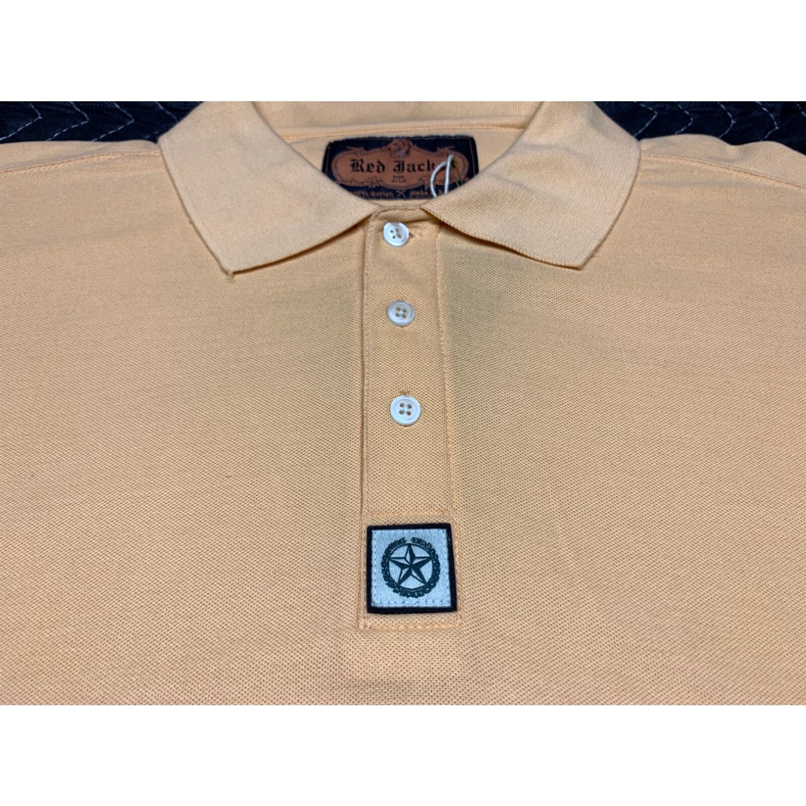 Vintage RED JACKET Golf Polo Shirt Men's Large Peach Short Sleeve Size US L / EU 52-54 / 3 - 3 Thumbnail