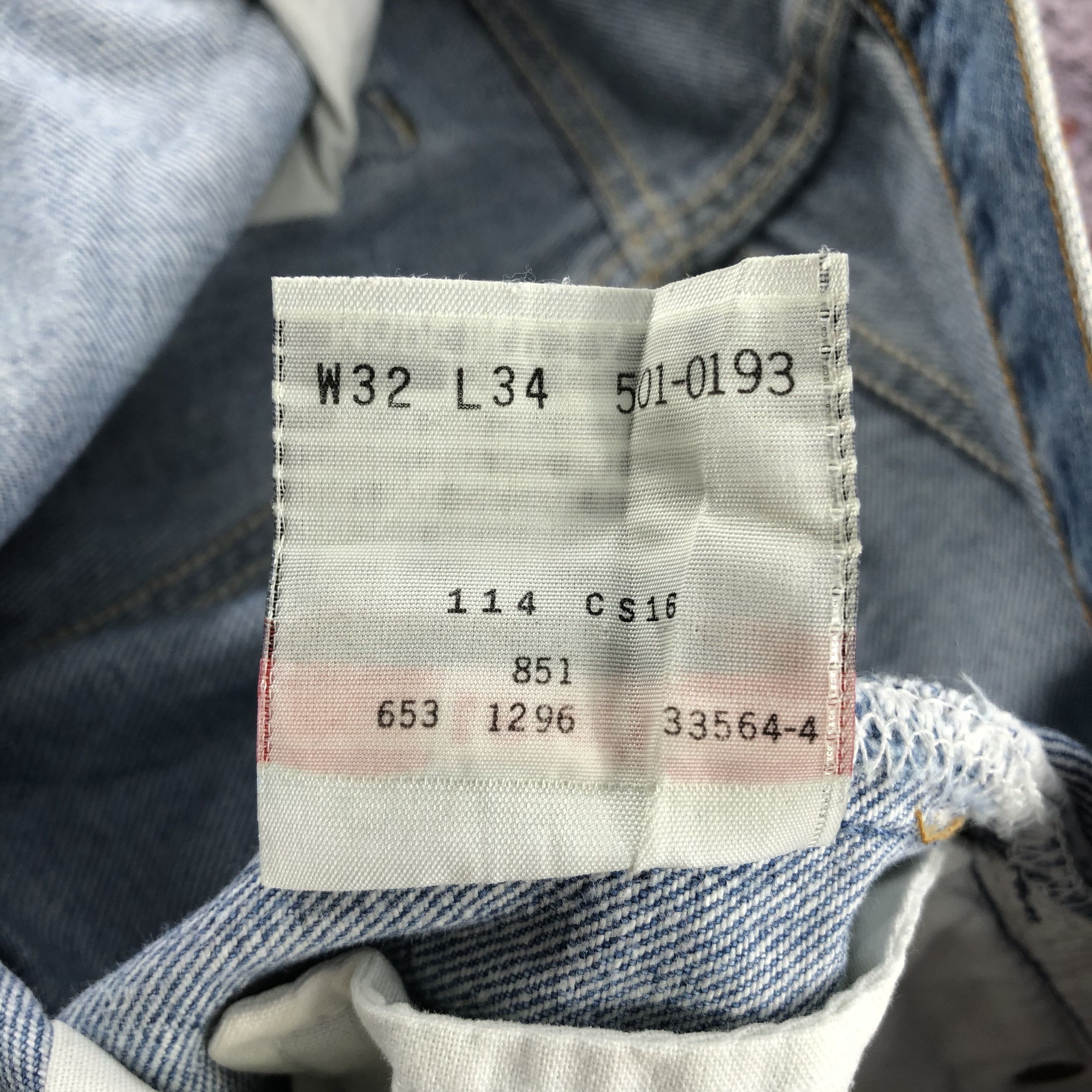 Levi's × Vintage Vintage 90s Blue Wash Levis 501 Jeans-JM2295 Size US 31 - 10 Thumbnail