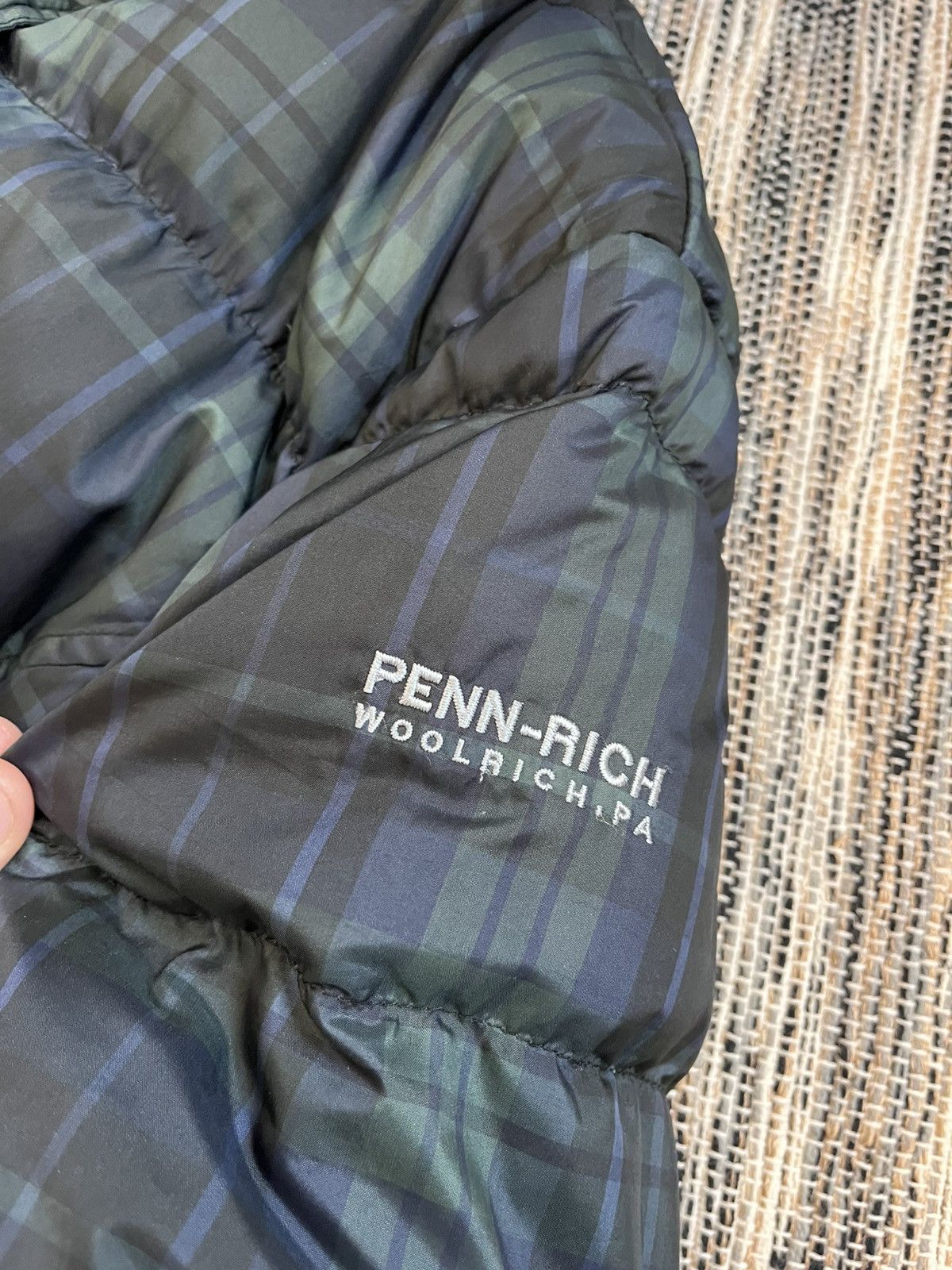 Woolrich Woolen Mills Penn Rich Woolrich down jacket checkered Moncler style Size L / US 10 / IT 46 - 9 Thumbnail