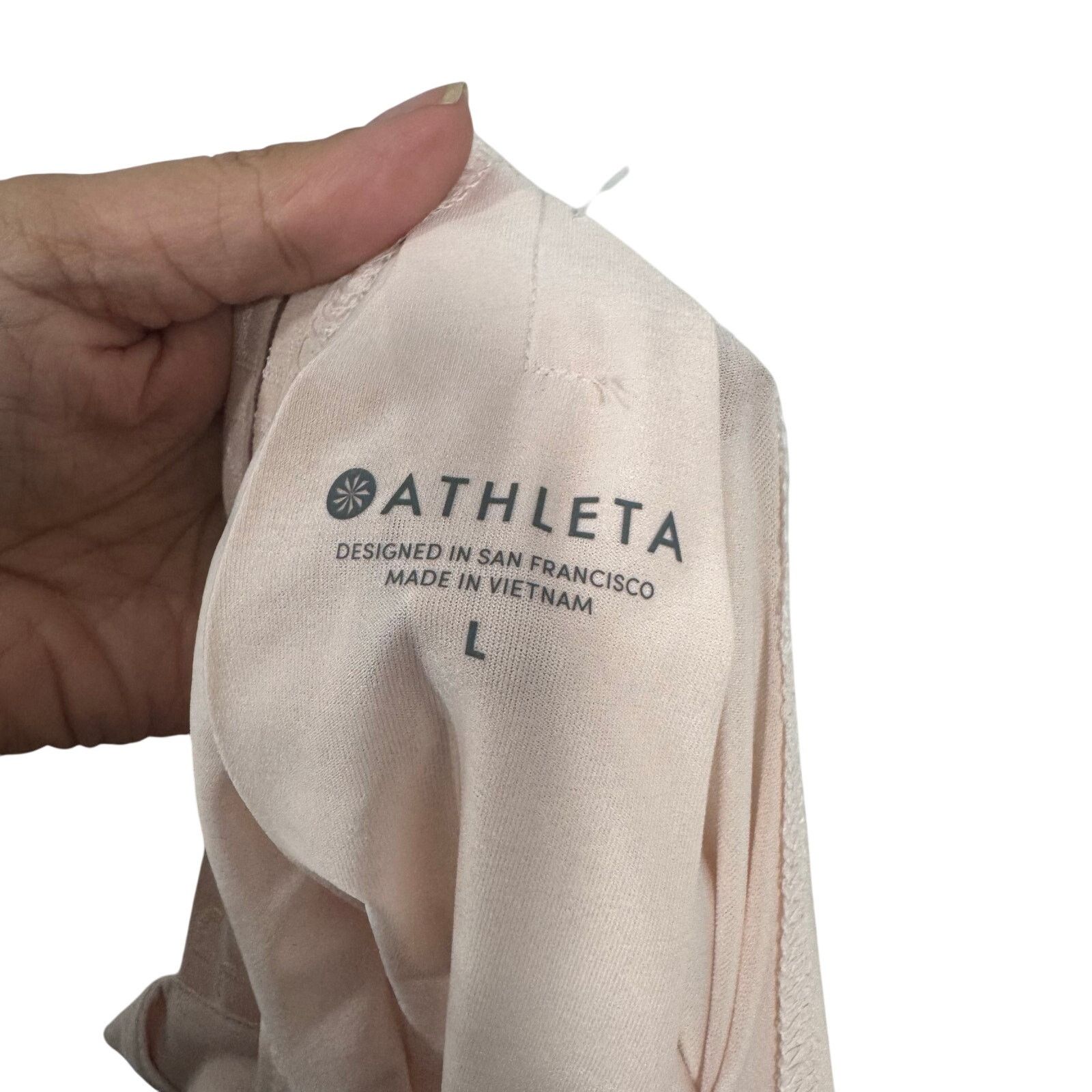 Athleta Athleta Women’s Incline Tank sz L Light Pink NEW #G631 Size L / US 10 / IT 46 - 2 Thumbnail