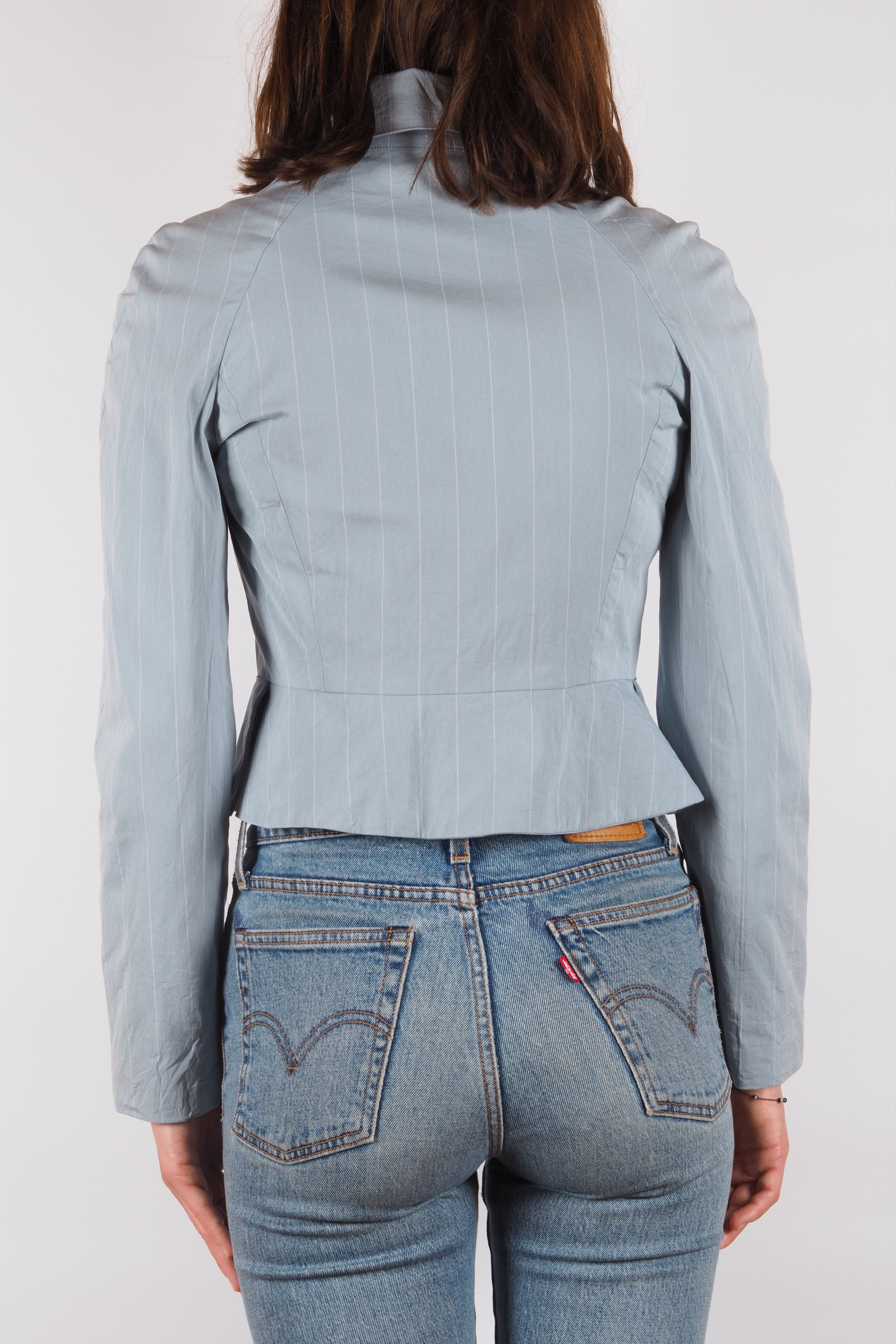Vivienne Westwood Vivienne Westwood Vintage Pinstripe Peplum Blazer Jacket Size M / US 6-8 / IT 42-44 - 3 Thumbnail