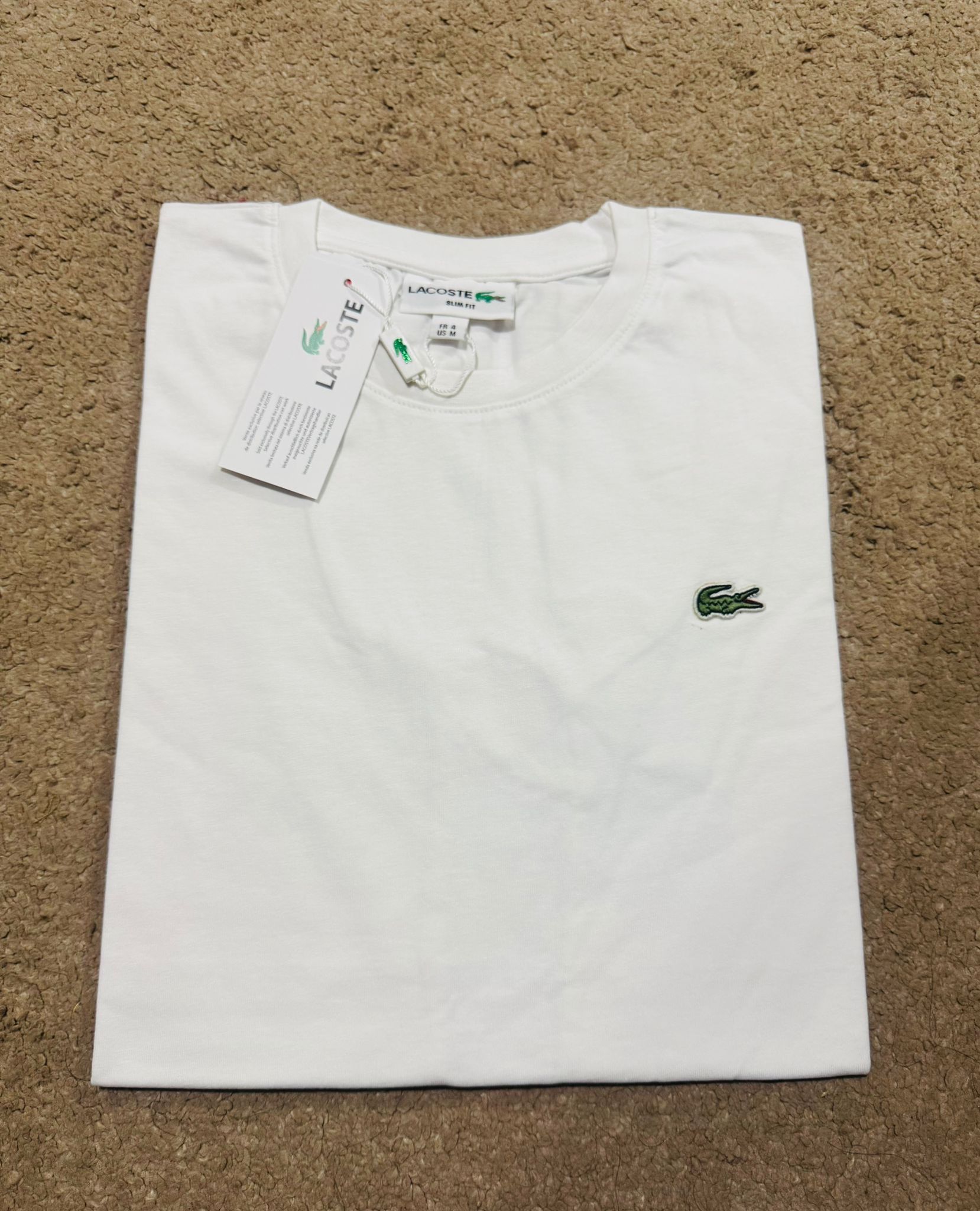 Lacoste MEN LACOSTE SHORT SLEEVE T-SHIRTS CREW NECK BRAND NEW Size US M / EU 48-50 / 2 - 1 Thumbnail