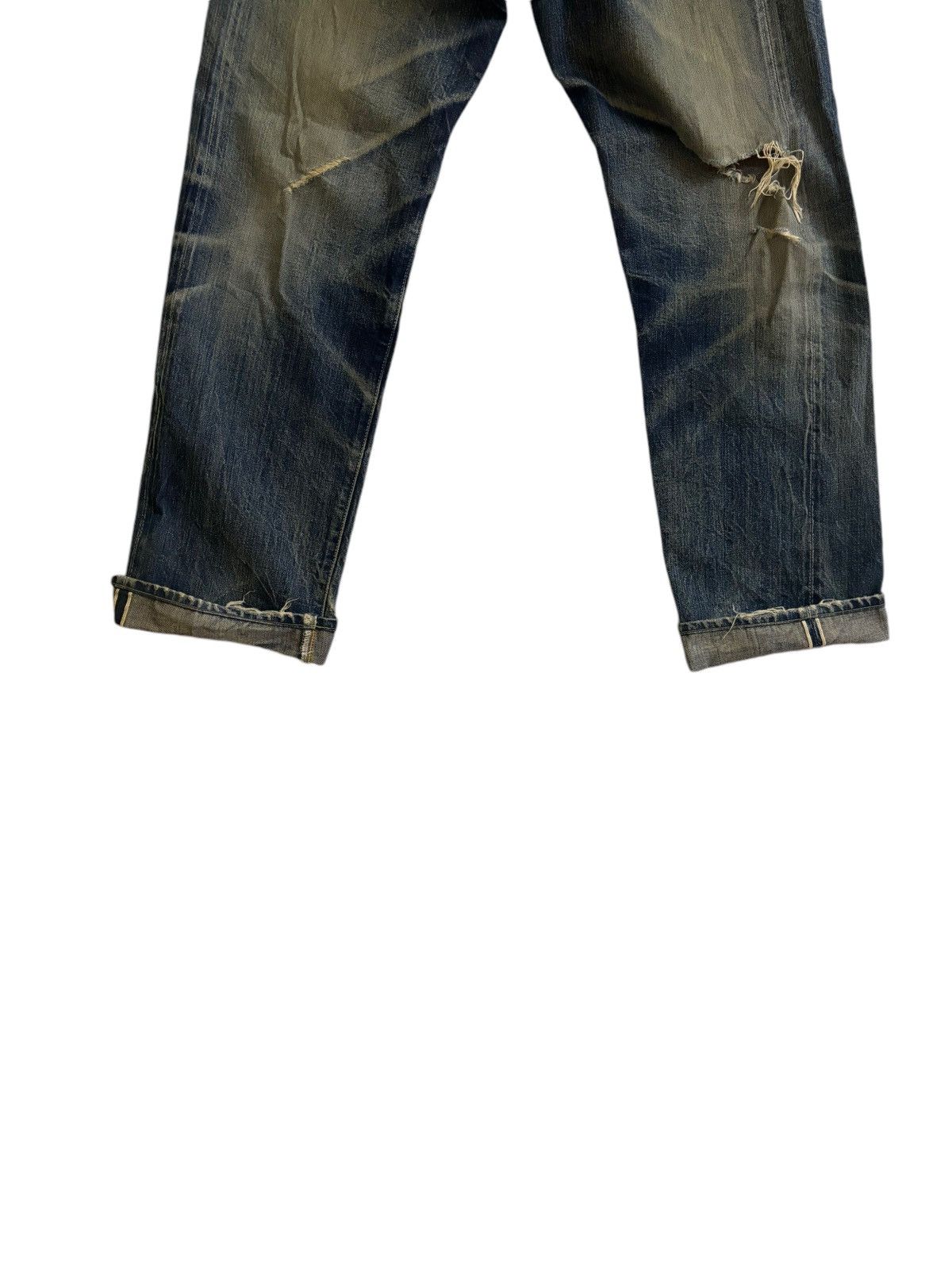 Levi's × Levi's Vintage Clothing LEVI’S BIG E J22 DISTRESSED DENIM Size US 32 / EU 48 - 11 Thumbnail