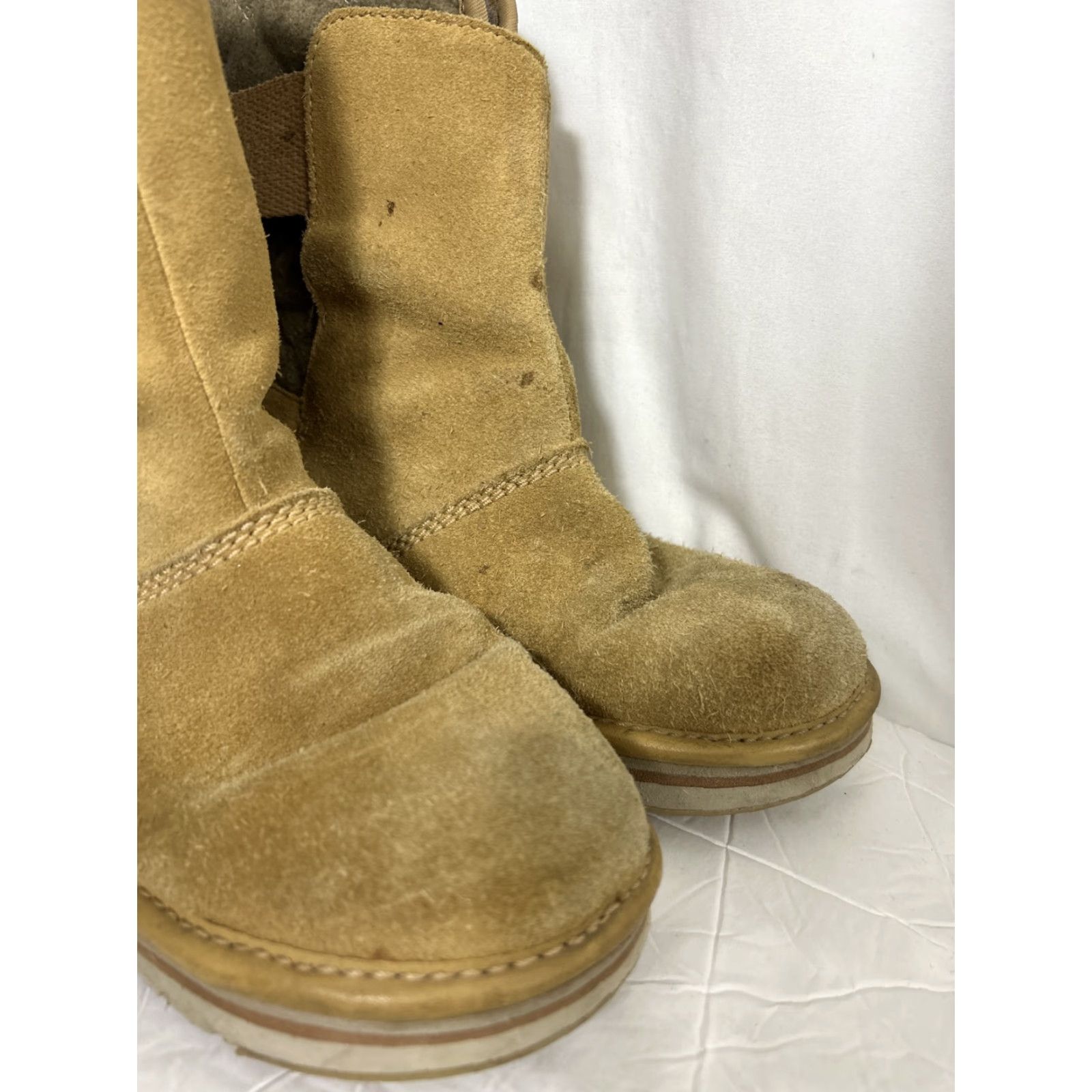 SOREL Sorel The Campus Newbie Brown Curry Suede Slip On Boot Women's Sz 7 Brown Suede Bootie Slip On UKNL2068-373 Size US 7 / IT 37 - 2 Thumbnail