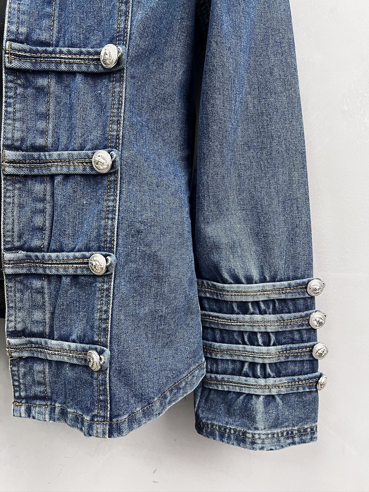 Japanese Brand Denim buttons hype hysteric glamour style denim jacket y2k Size US M / EU 48-50 / 2 - 3 Thumbnail