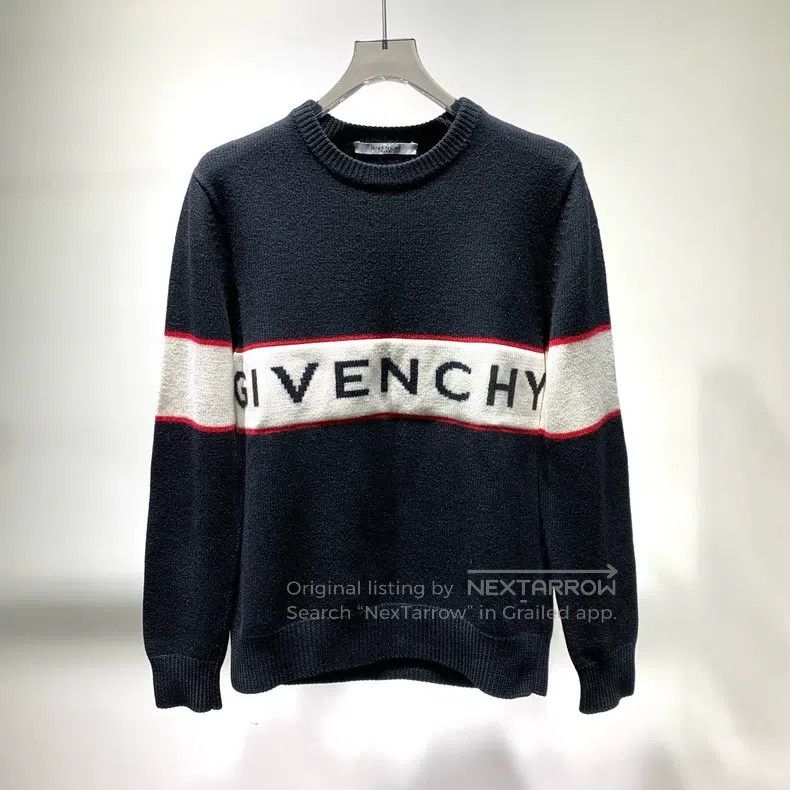 Givenchy Givenchy Classic Logo Knit Sweater Size US M / EU 48-50 / 2 - 1 Thumbnail
