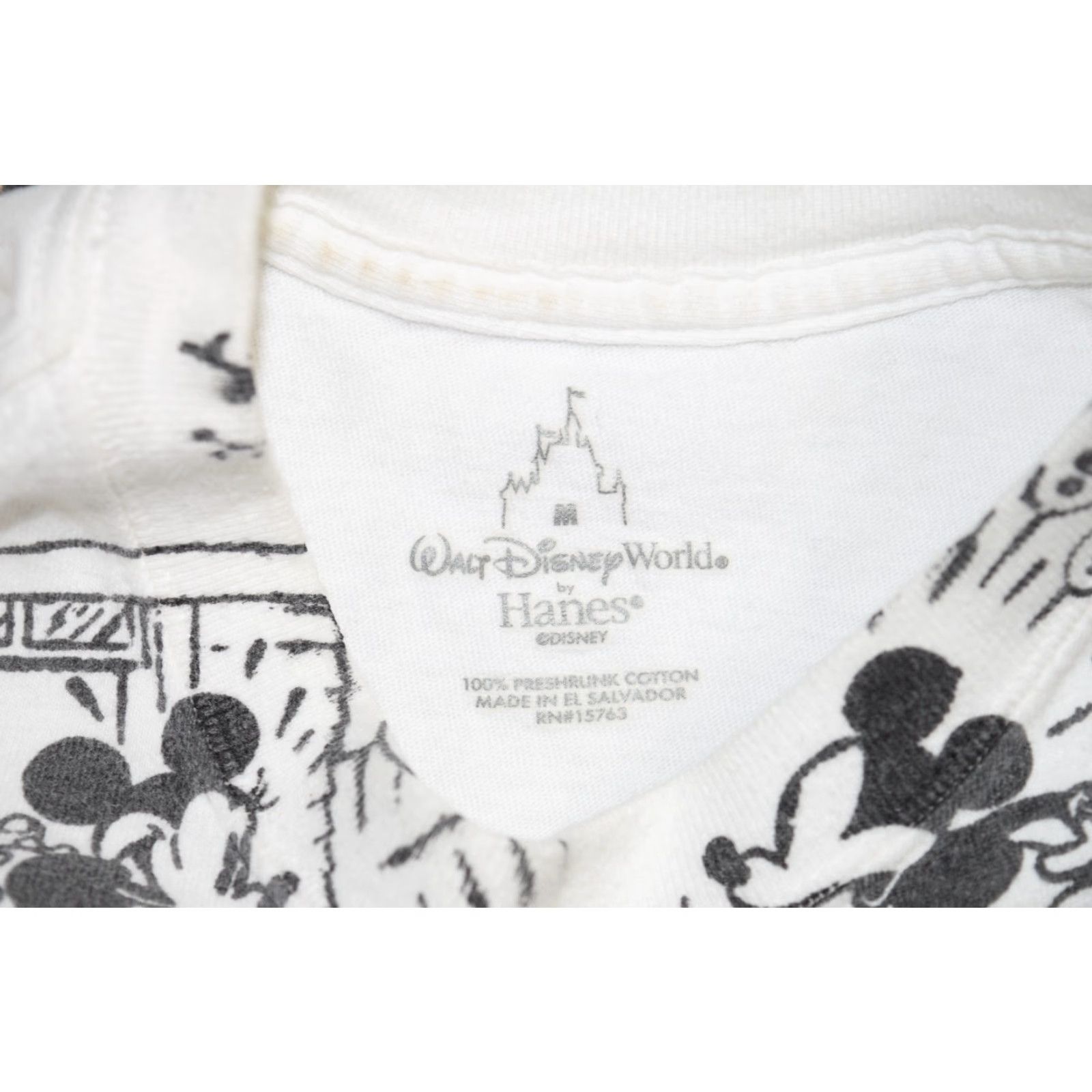 Disney DISNEY MICKEY MOUSE COMIC ALL OVER PRINT T-SHIRT MEN'S SIZE M WHITE Size US M / EU 48-50 / 2 - 5 Thumbnail