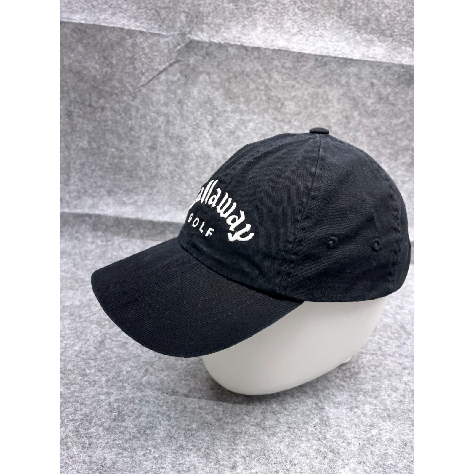 Callaway Callaway Baseball Cap Hat Strap Back Adult Black 100% Cotton Twill Outdoors Golf Golfer Mens Cap Size ONE SIZE - 4 Thumbnail
