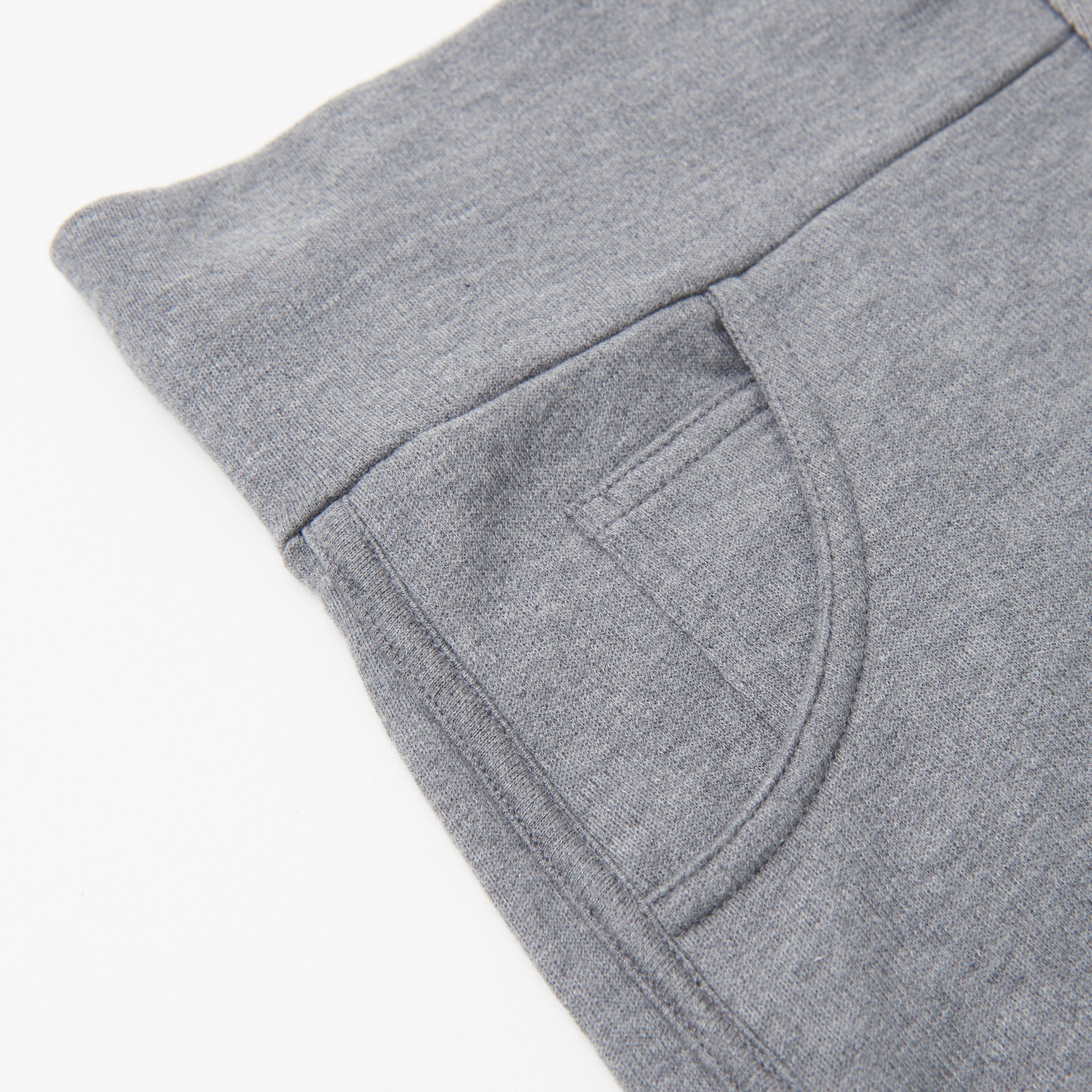Balmain Heather Gray Cashmere & Cotton Shorts With Monogram Logo Size 32" / US 10 / IT 46 - 7 Thumbnail