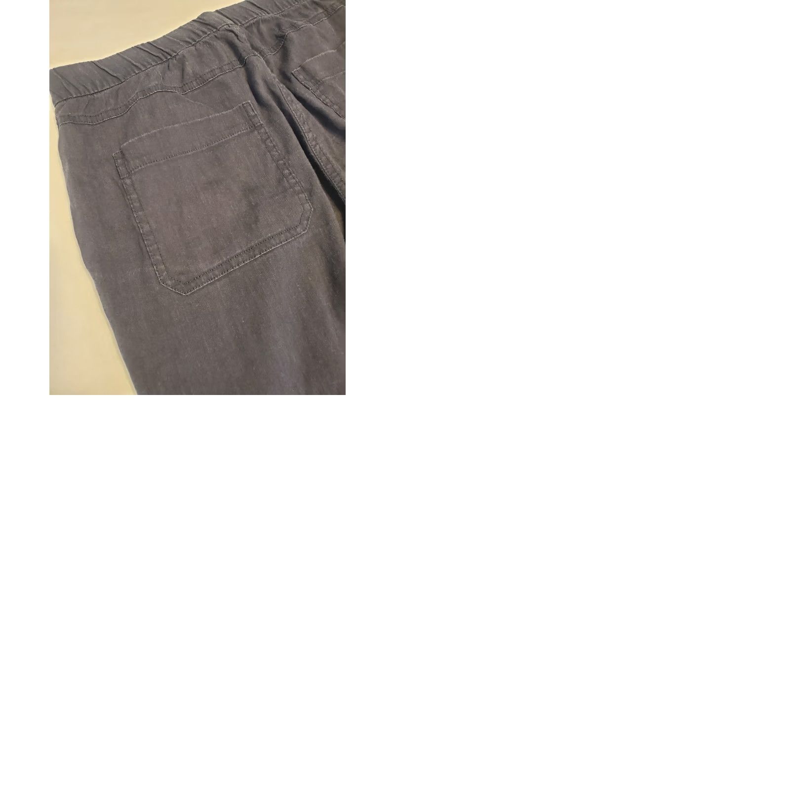 Theory THEORY Northsound Linen Blend Joggers Pants Navy Blue Size 8 Crunch Size 30" / US 8 / IT 44 - 9 Thumbnail