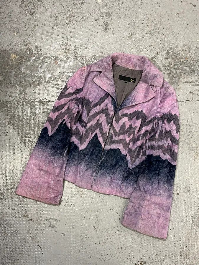 Roberto Cavalli SS2005 Cavalli Pink Peninsula Faux Fur Blazer Jacket Size M / US 6-8 / IT 42-44 - 4 Thumbnail