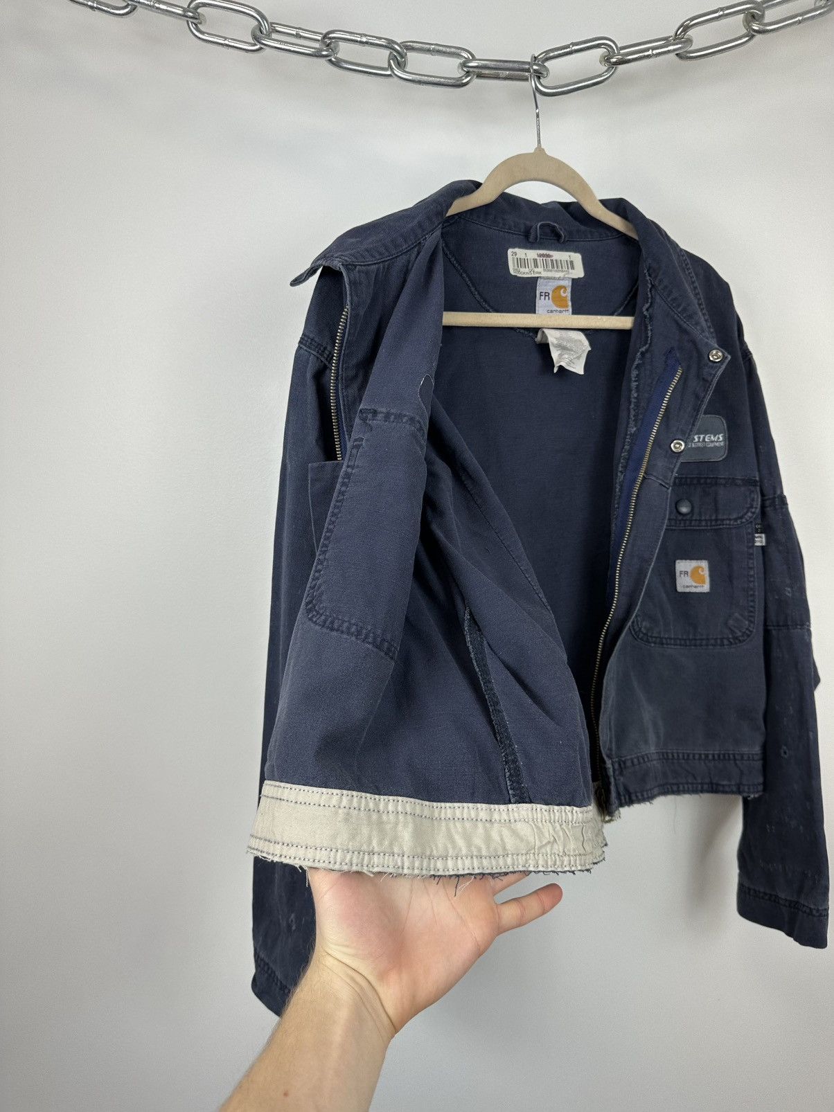 Carhartt Vintage 90s Carhartt Flame Resistant USA Cropped Work Jacket Size US M / EU 48-50 / 2 - 17 Thumbnail