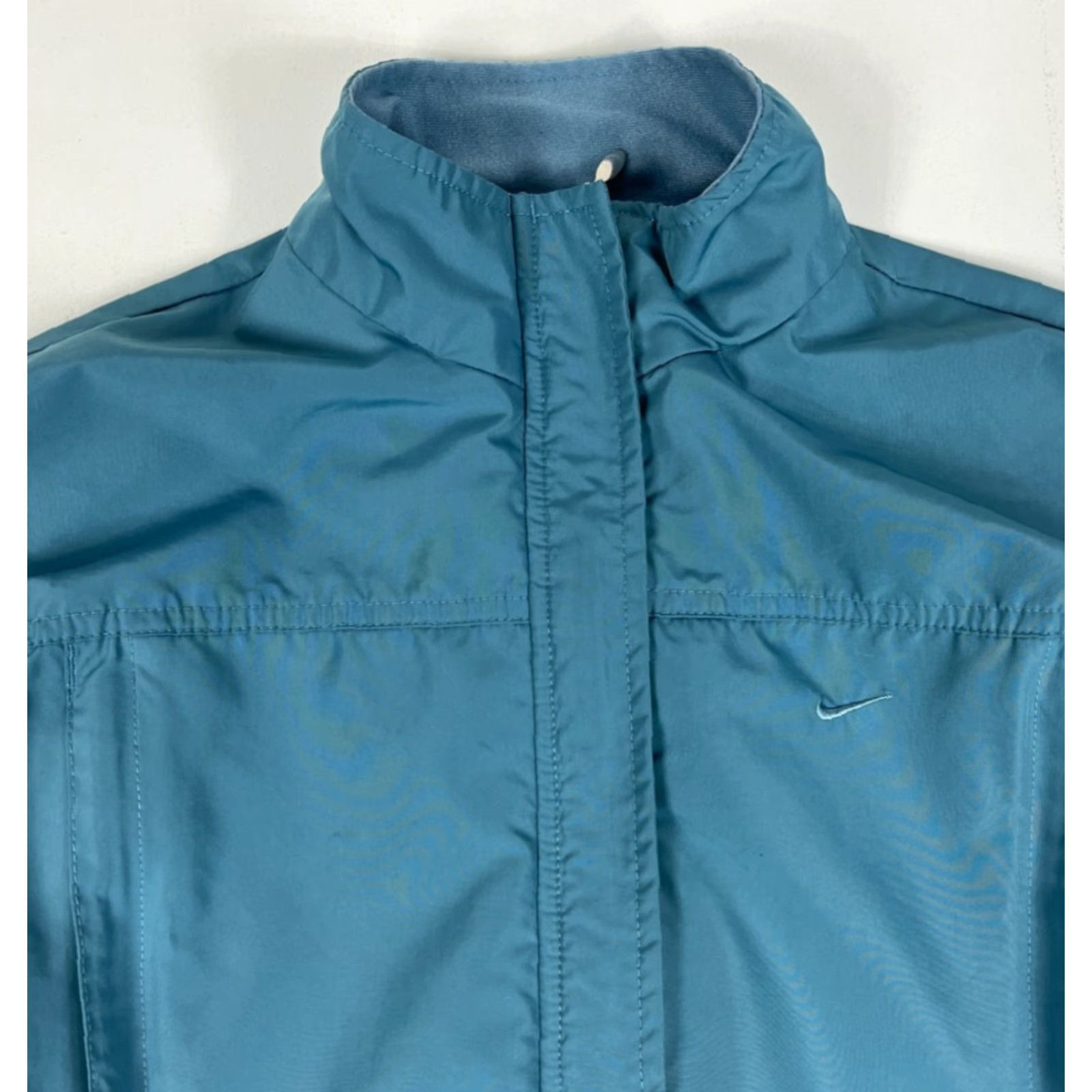 Nike Nike Women's XS Vintage Full Zip Windbreaker Jacket Sz XS Blue Windbreaker Sports Running & Jogging Size XS / US 0-2 / IT 36-38 - 4 Thumbnail