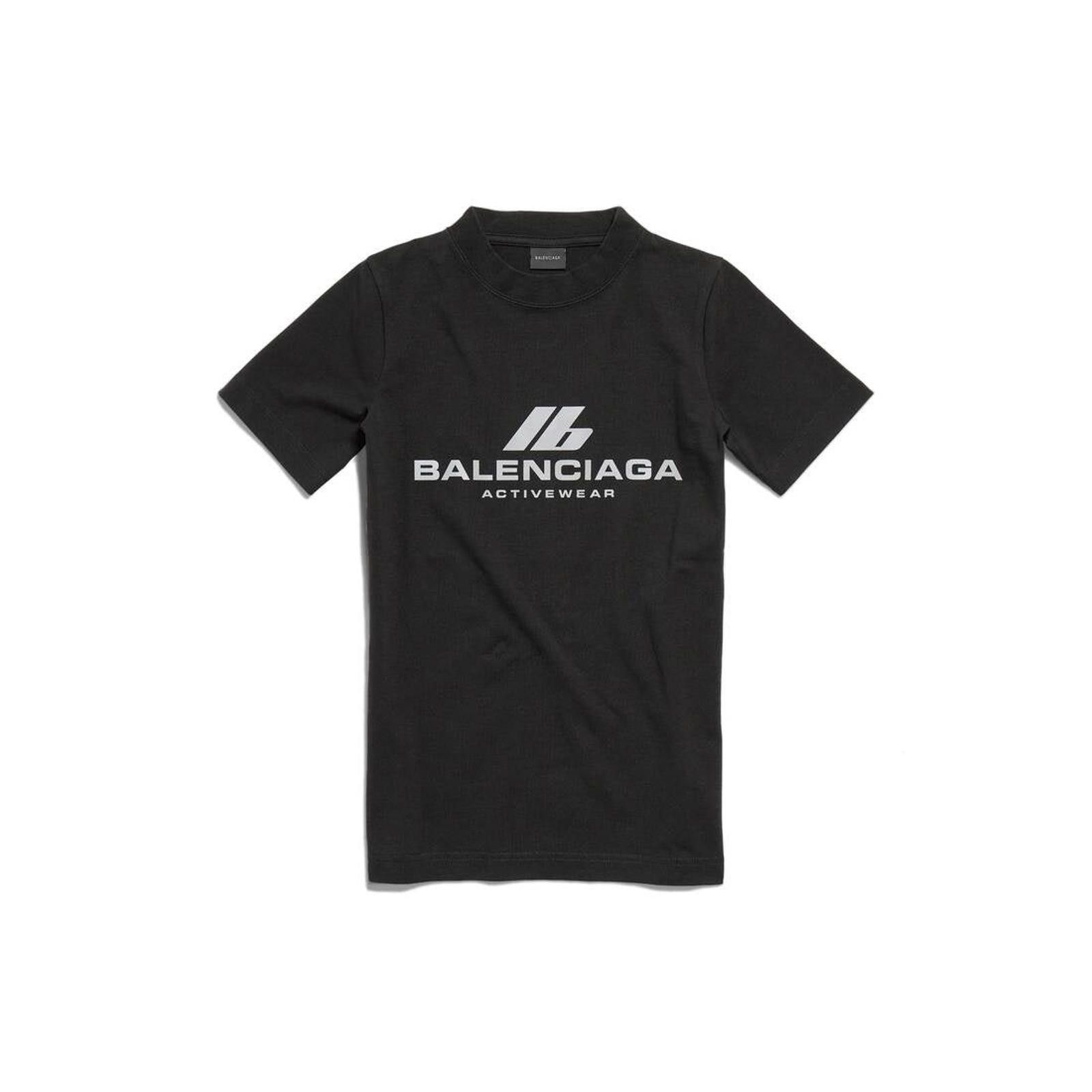 Balenciaga Balenciaga Activewear Fitted T-shirt Size XS / US 0-2 / IT 36-38 - 1 Thumbnail