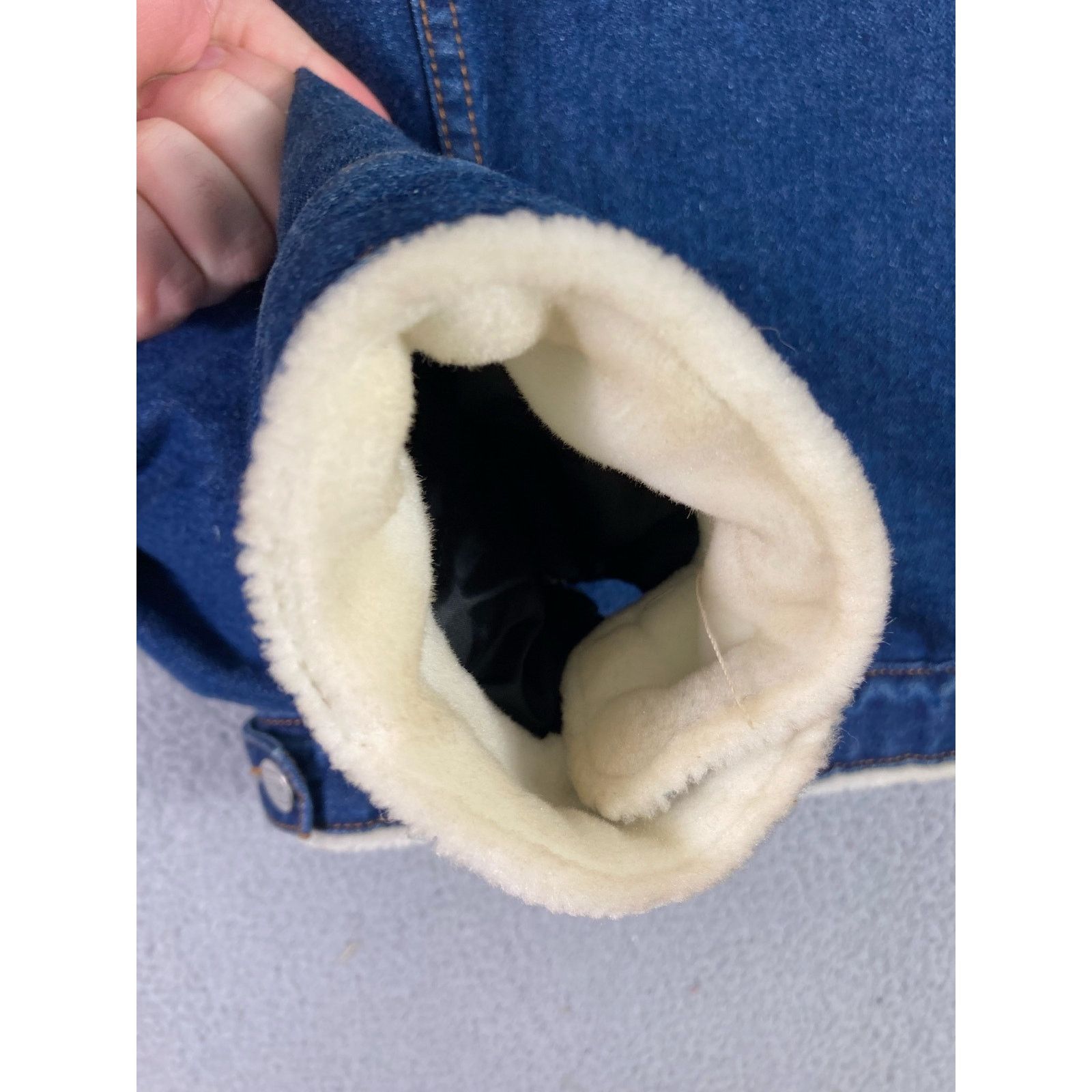 Other VTG Blue Star Apparel Denim Jacket Sherpa Style Rare Large Size L / US 10 / IT 46 - 13 Thumbnail