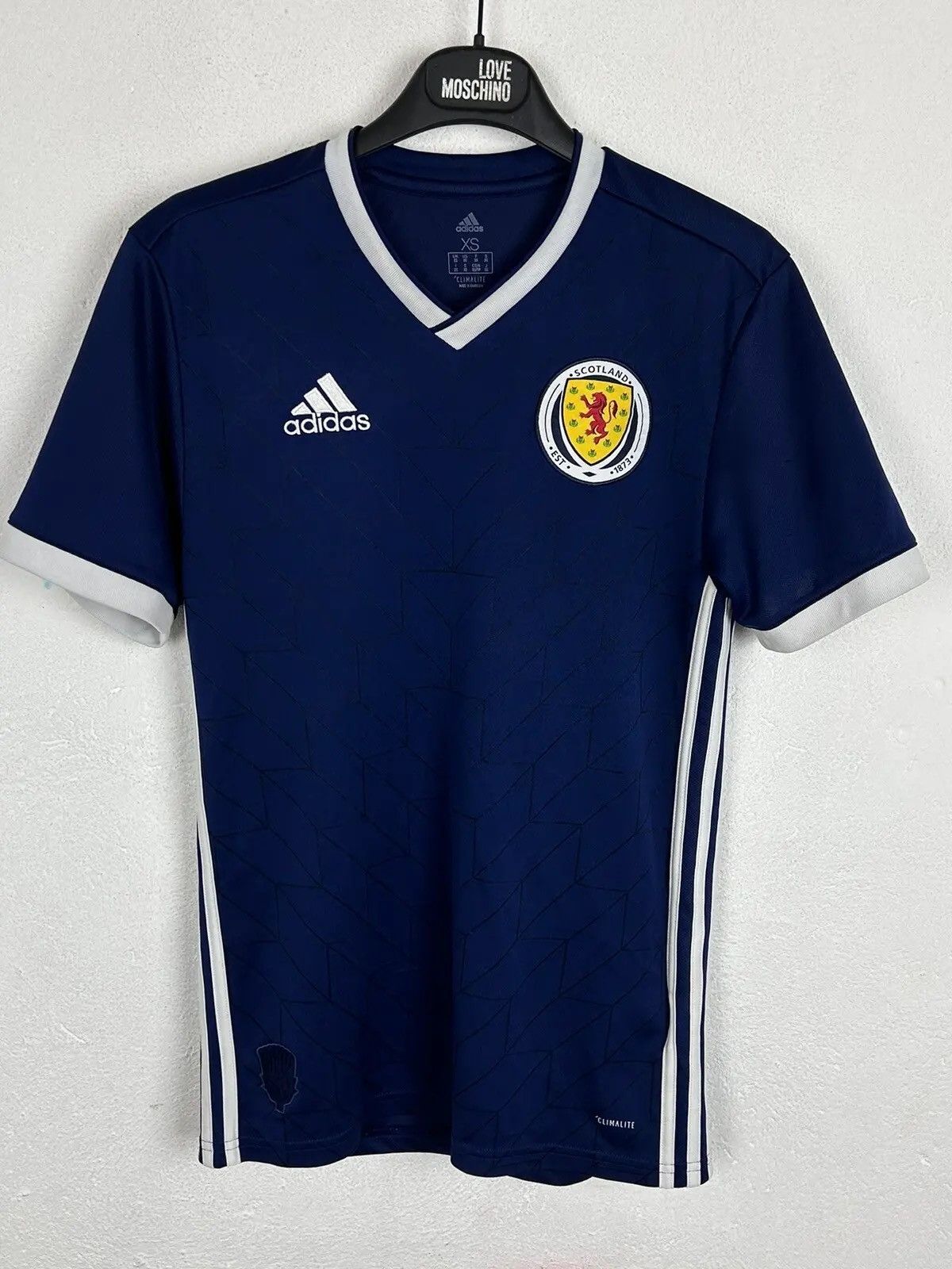 Adidas Adidas x Scotland National Team 2018/19 Home Soccer Jersey Size US XS / EU 42 / 0 - 1 Thumbnail