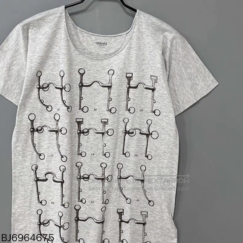 Hermes Hermes Printed letter H short sleeve Size XXS / US 00 / IT 34 - 2 Thumbnail