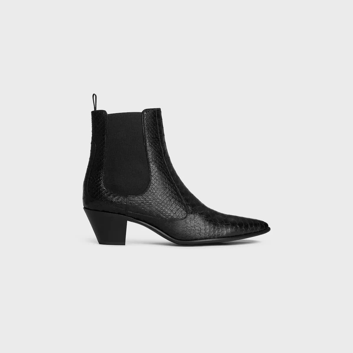 Celine Celine by Heidi Slimane FW24 Python Stamped Hector Boot Size US 10.5 / EU 43-44 - 6 Thumbnail