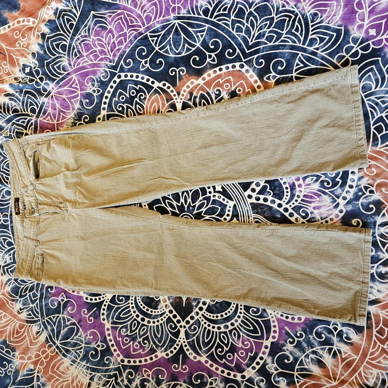 Lee Lee Women's Tan Corduroy Pants Size 36" / US 14 / IT 50 - 1 Thumbnail