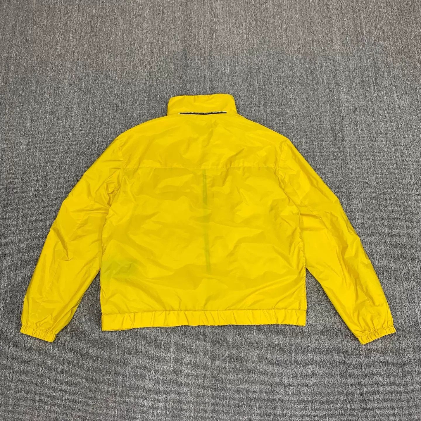 Prada Prada Yellow Triangle Logo Nylon Jacket XL 98 New Size US XL / EU 56 / 4 - 2 Thumbnail