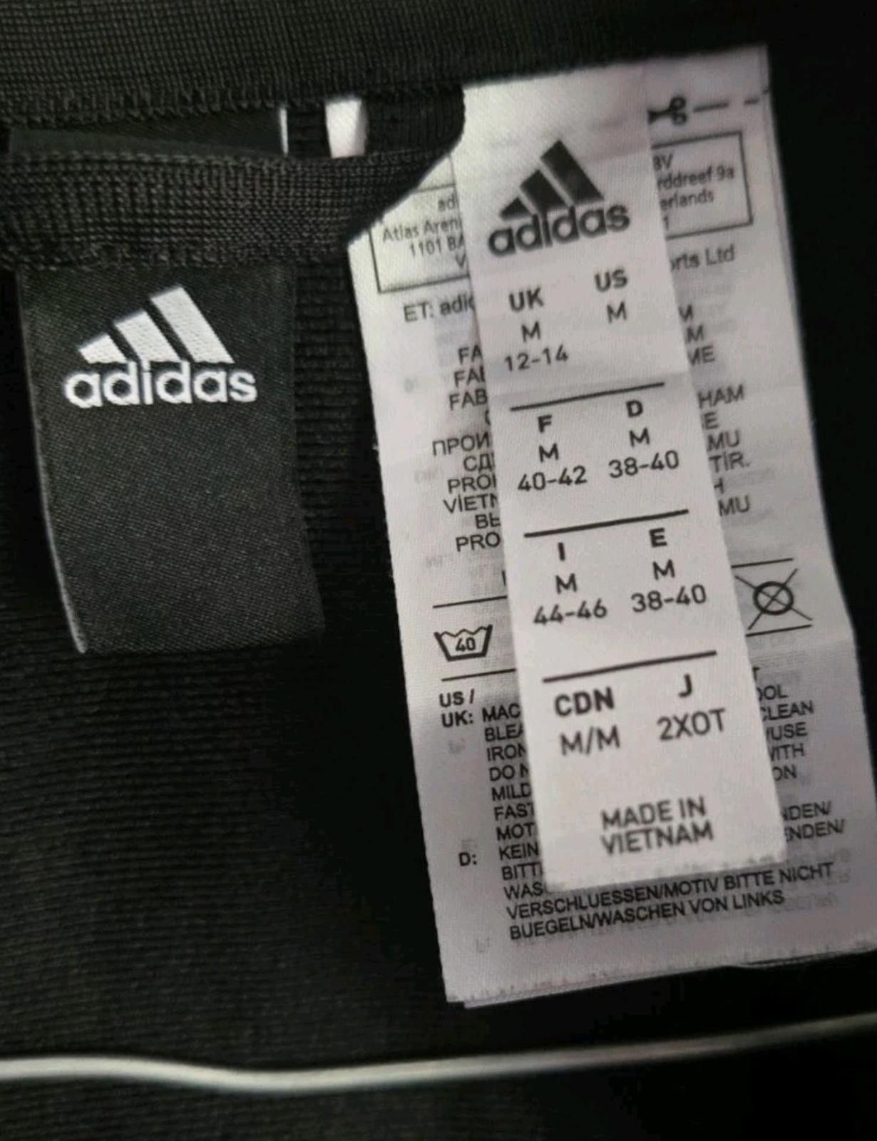 Adidas Adidas Black White Classic 3 Stripe Track Jacket Womens Medi Size M / US 6-8 / IT 42-44 - 6 Thumbnail