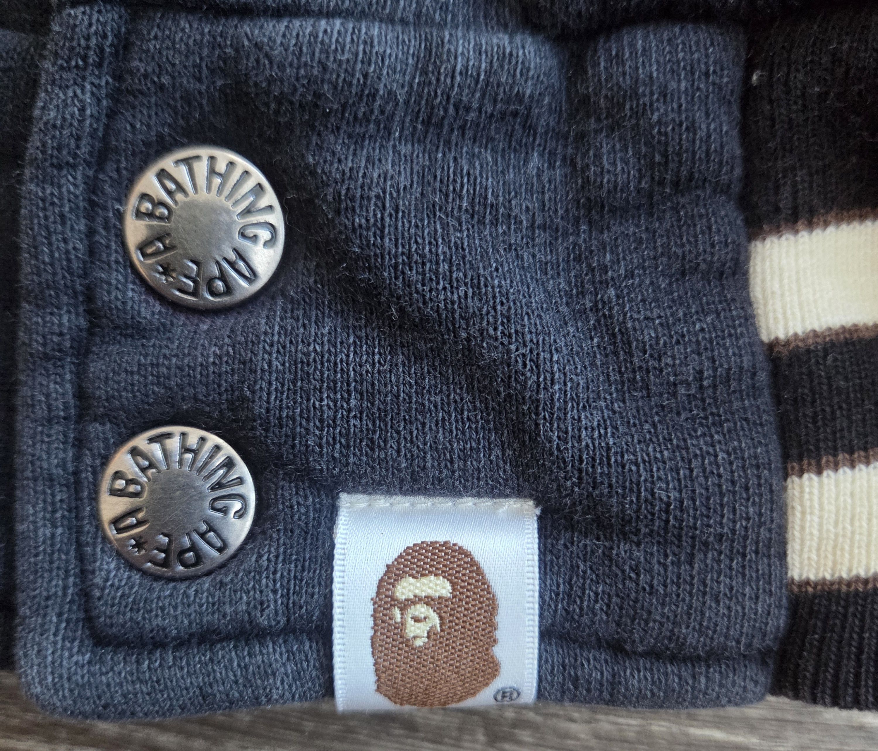 Bape Stadium Cotton Varsity Jacket Size US XL / EU 56 / 4 - 4 Thumbnail