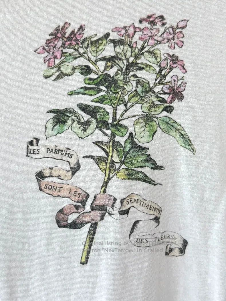Dior Dior White floral print short-sleeved T-shirt Size S / US 4 / IT 40 - 4 Thumbnail