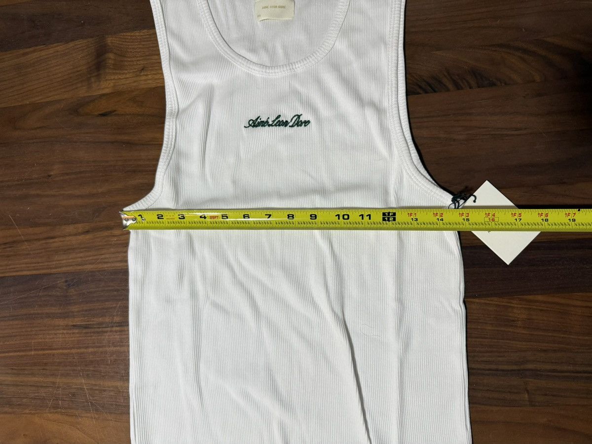 Aime Leon Dore Aime Leon Dore Embroidered Logo Tank Top Size XXL White Size US XXL / EU 58 / 5 - 5 Thumbnail