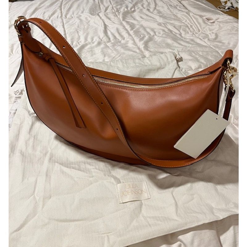 Ulla Johnson Ulla Johnson Twyla Crescent bag Cigar color Size ONE SIZE - 11 Thumbnail